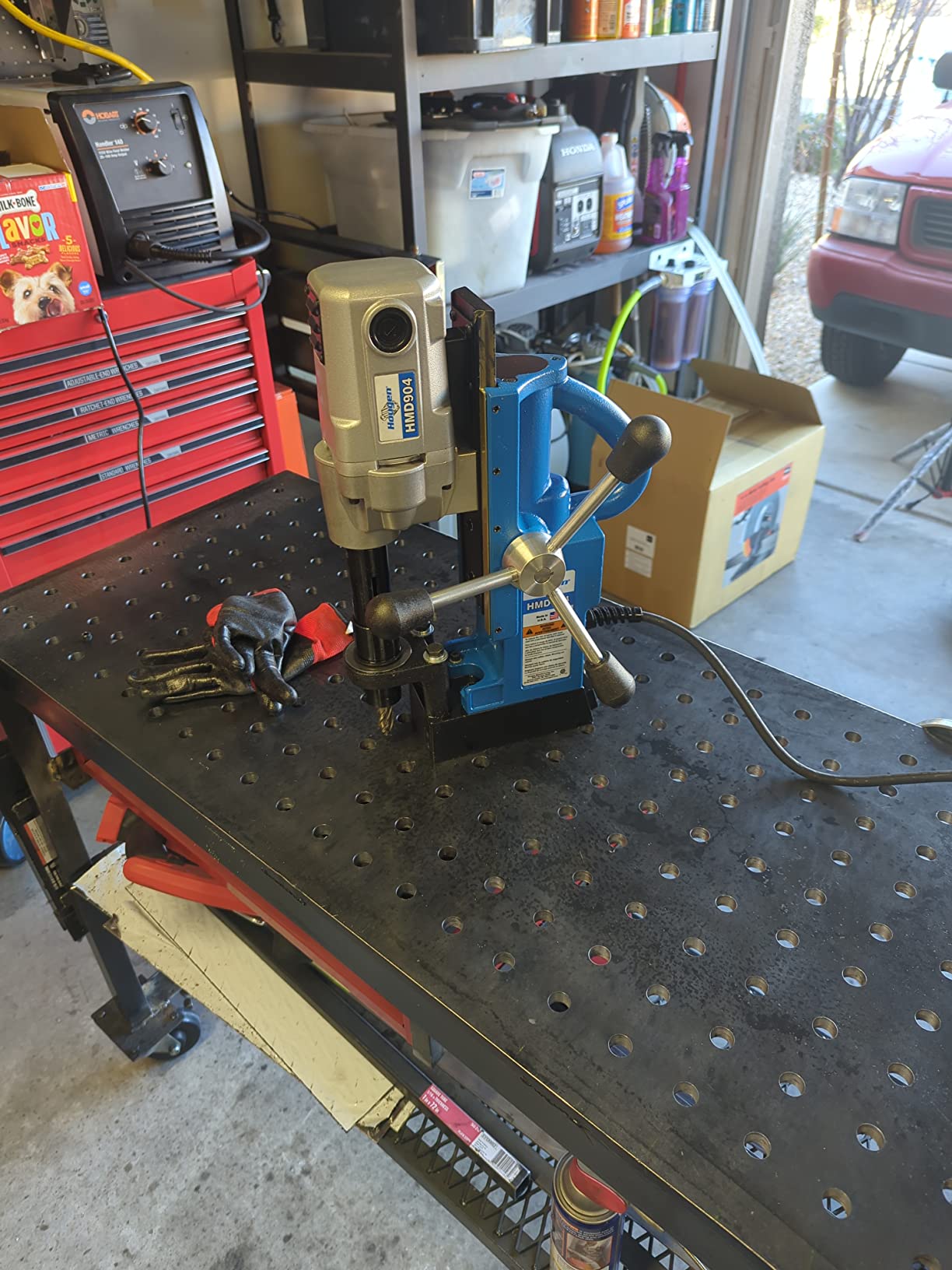 Hougen HMD904 115-Volt Magnetic Drill customer photo 2