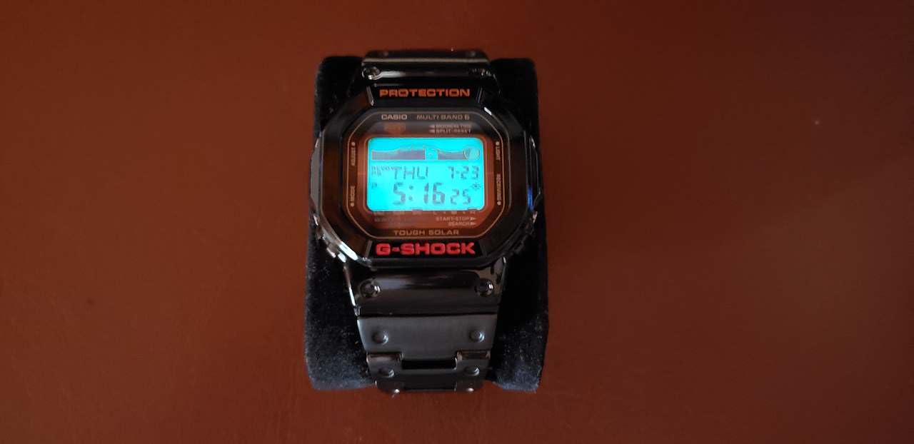Casio Men's GWX-5600-1JF G-Shock G-Lide Tough Solar Radio Controlled Watch [Japan Import] customer photo 1
