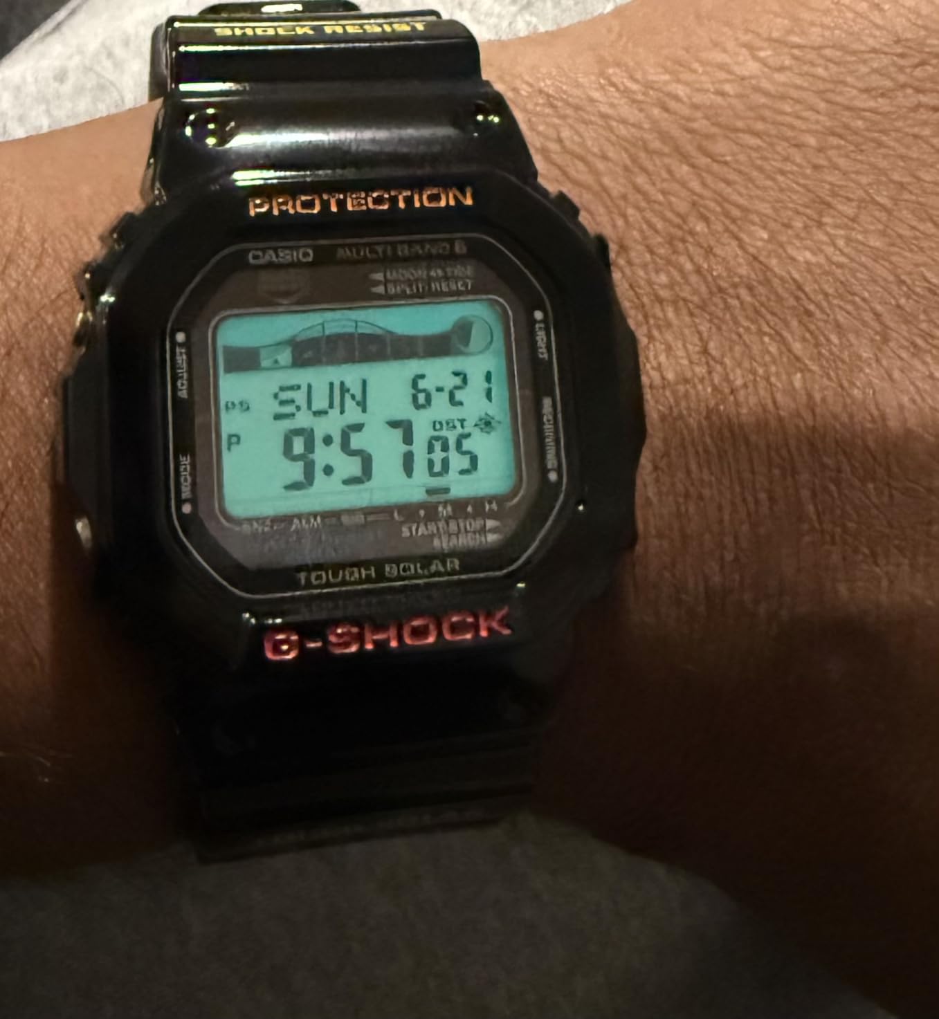 Casio Men's GWX-5600-1JF G-Shock G-Lide Tough Solar Radio Controlled Watch [Japan Import] customer photo 2