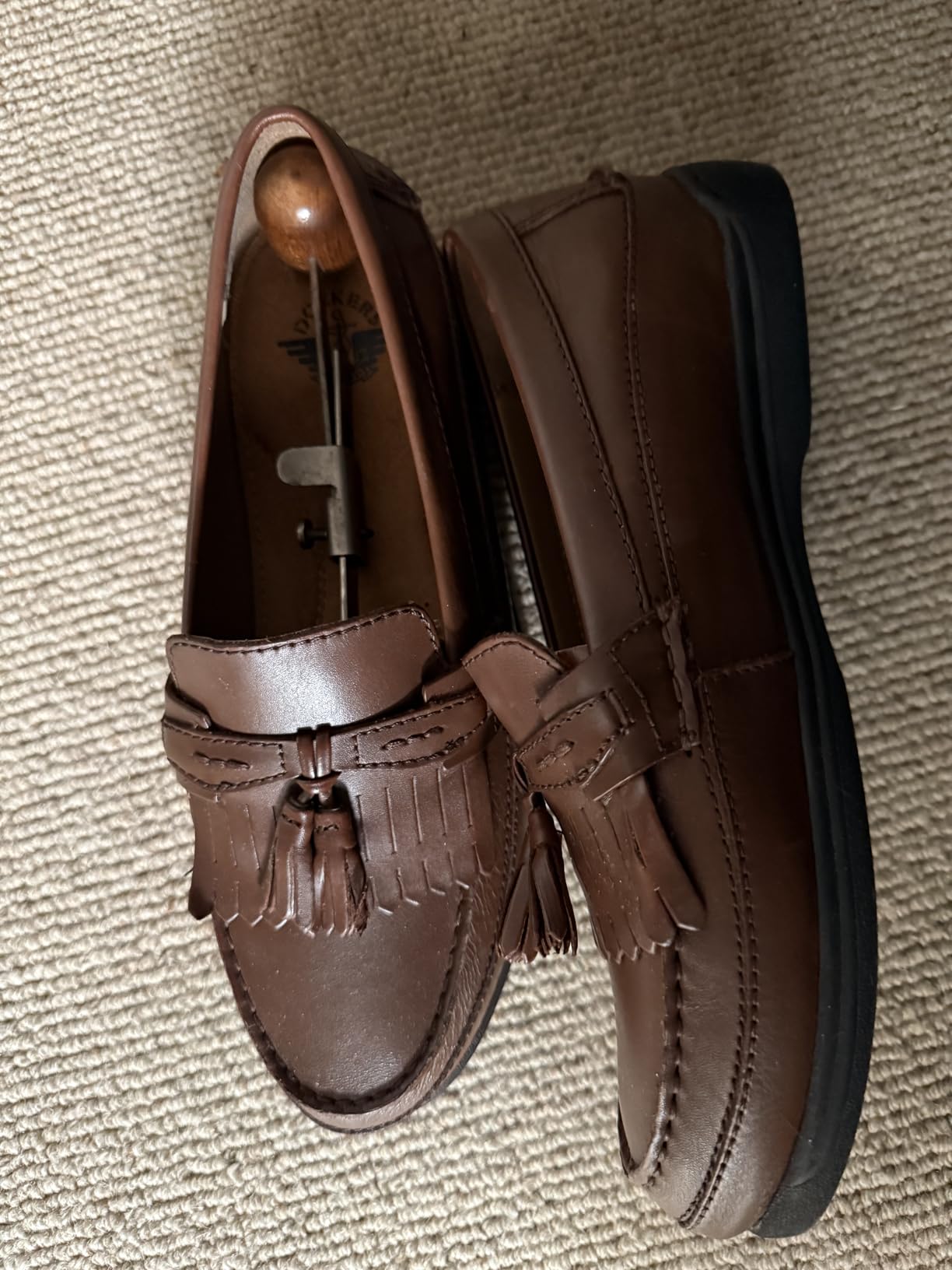DOCKERS Mens Sinclair Leather Dress Casual Tassel Loafers customer photo 1