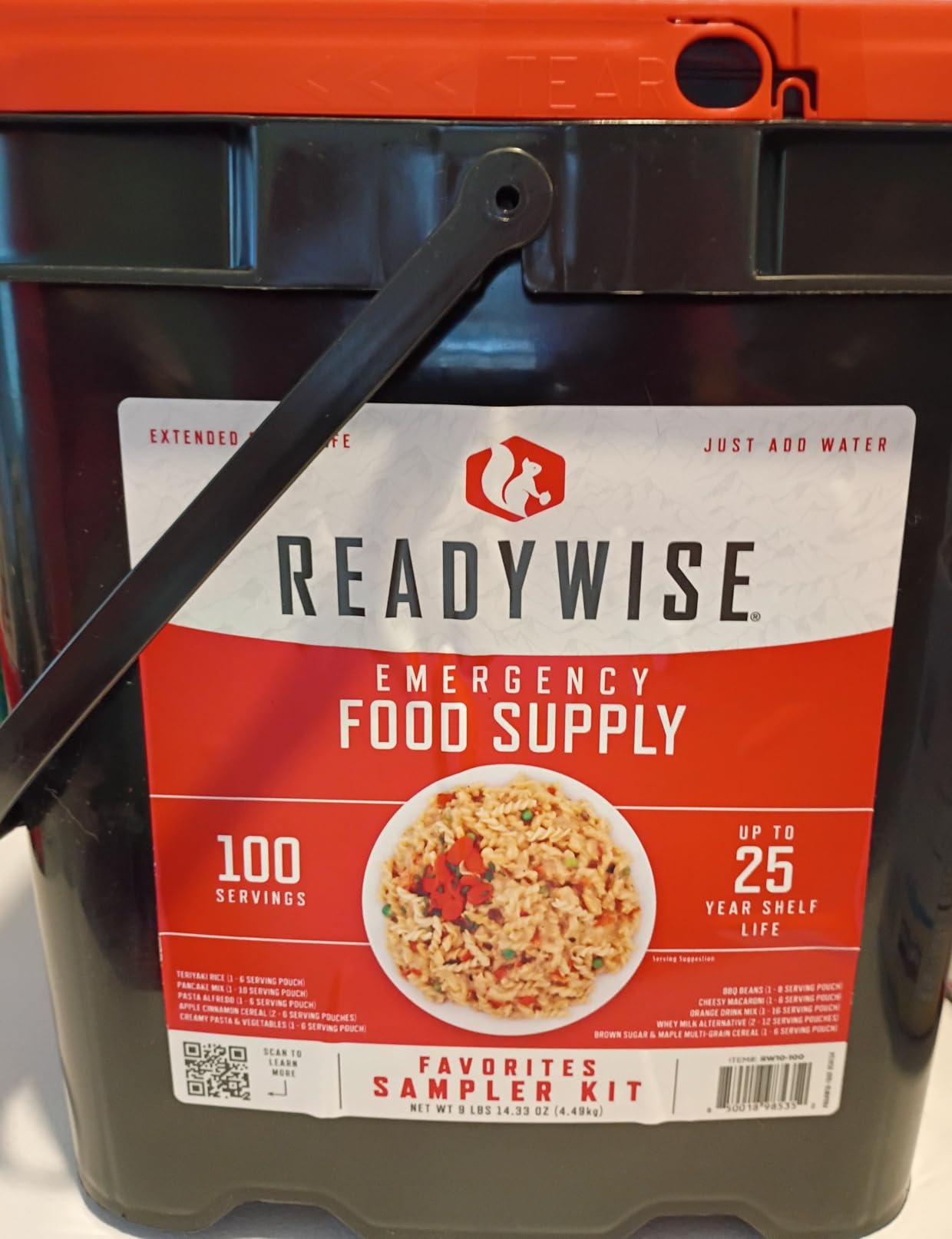 READYWISE Emergency Survival Food Supply Favorite Sample Bucket 120 Serving customer photo 2
