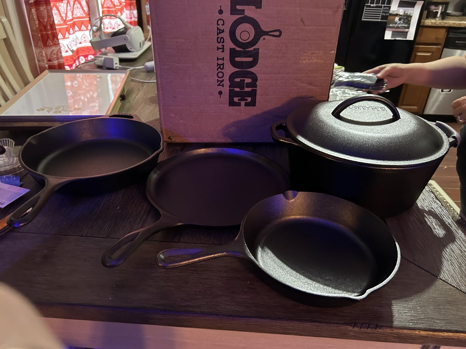 Lodge Cast Iron 5-Piece Set, PFAS-Free Pre-Seasoned Kitchen Set customer photo 2