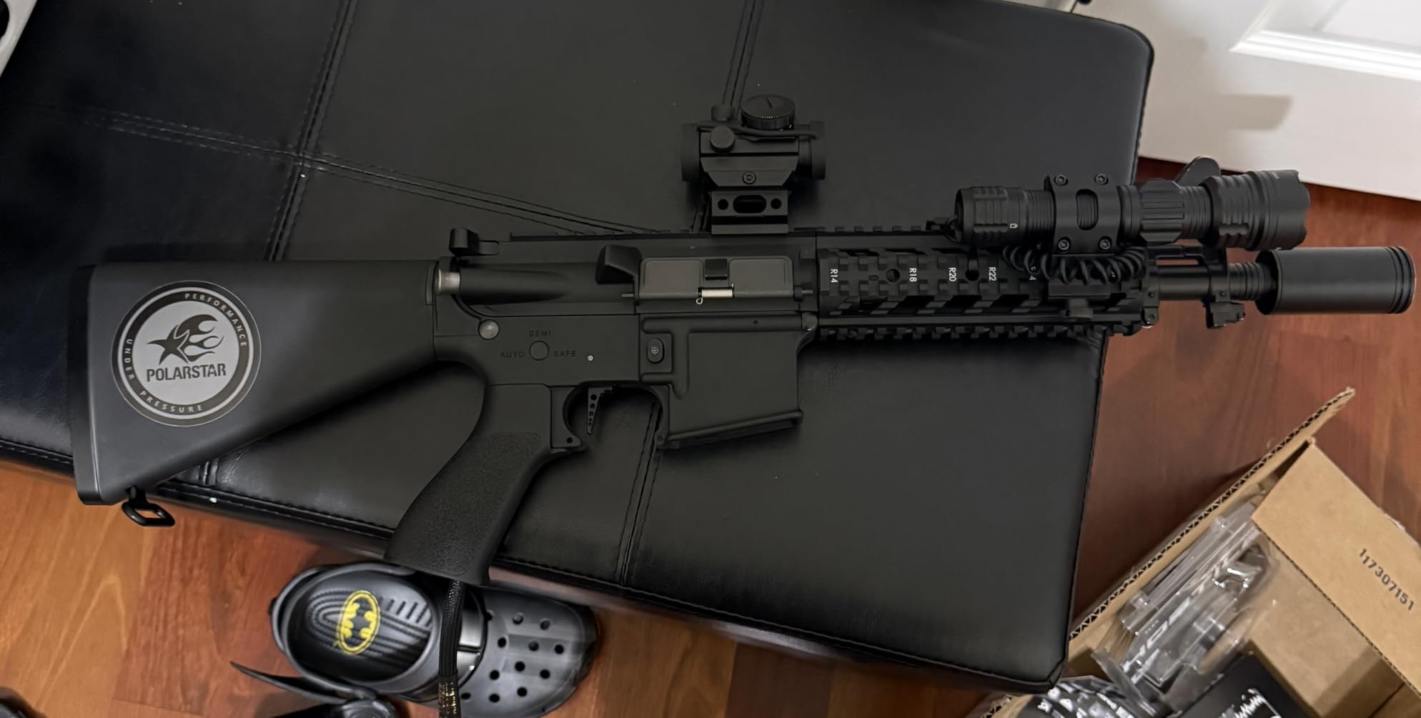 G&G Airsoft CM16 M4 High-Performance Full Metal Gearbox 6mm AEG Rifle with Integrated RAS and Crane Stock, Combat Machine Raider, Game Master Series customer photo 1