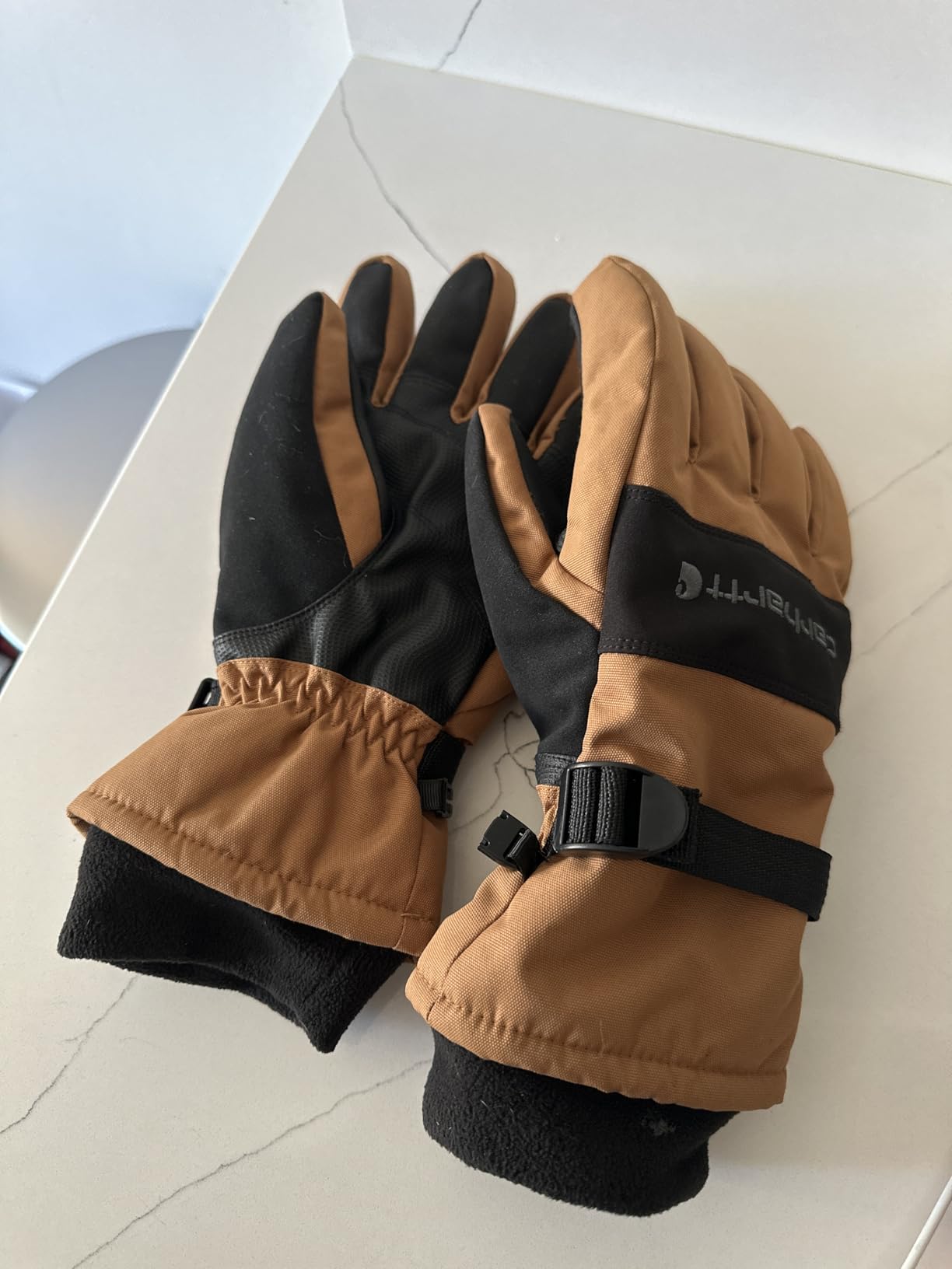 Carhartt Men's Waterproof Insulated Knit Cuff Glove customer photo 1
