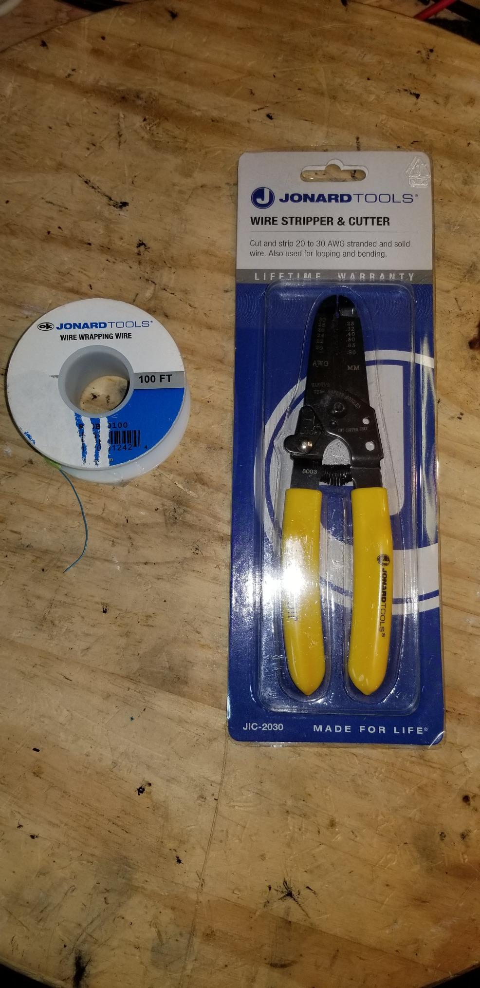 Jonard Tools JIC-2030 20-30 AWG Wire Stripper and Cutter, 6-3/4