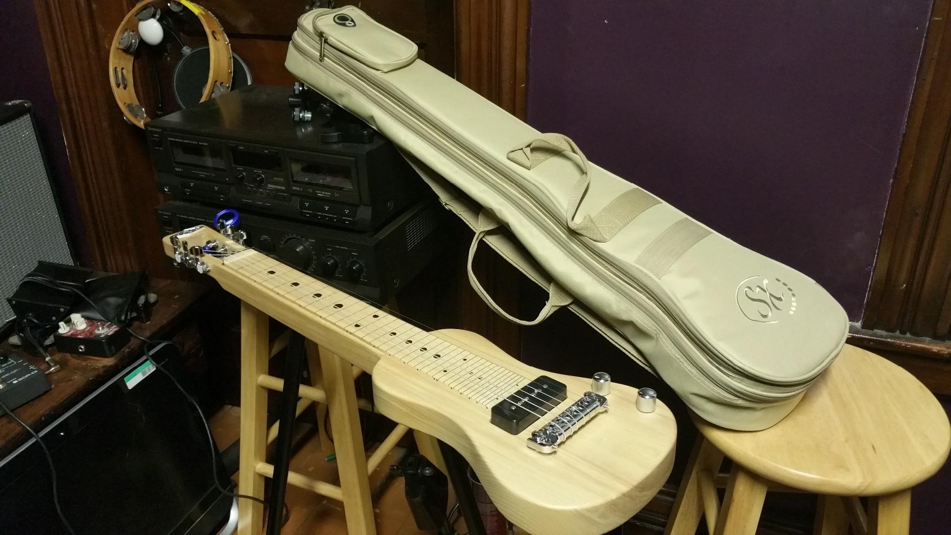 SX Lap 2 Ash NA Electric Lap Steel Guitar w/Stand & Bag customer photo 1