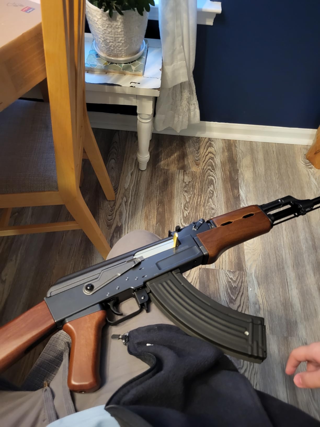 double eagle full auto electric metal aeg ak-47 rifle fps-350 airsoft gun(Airsoft Gun) customer photo 2