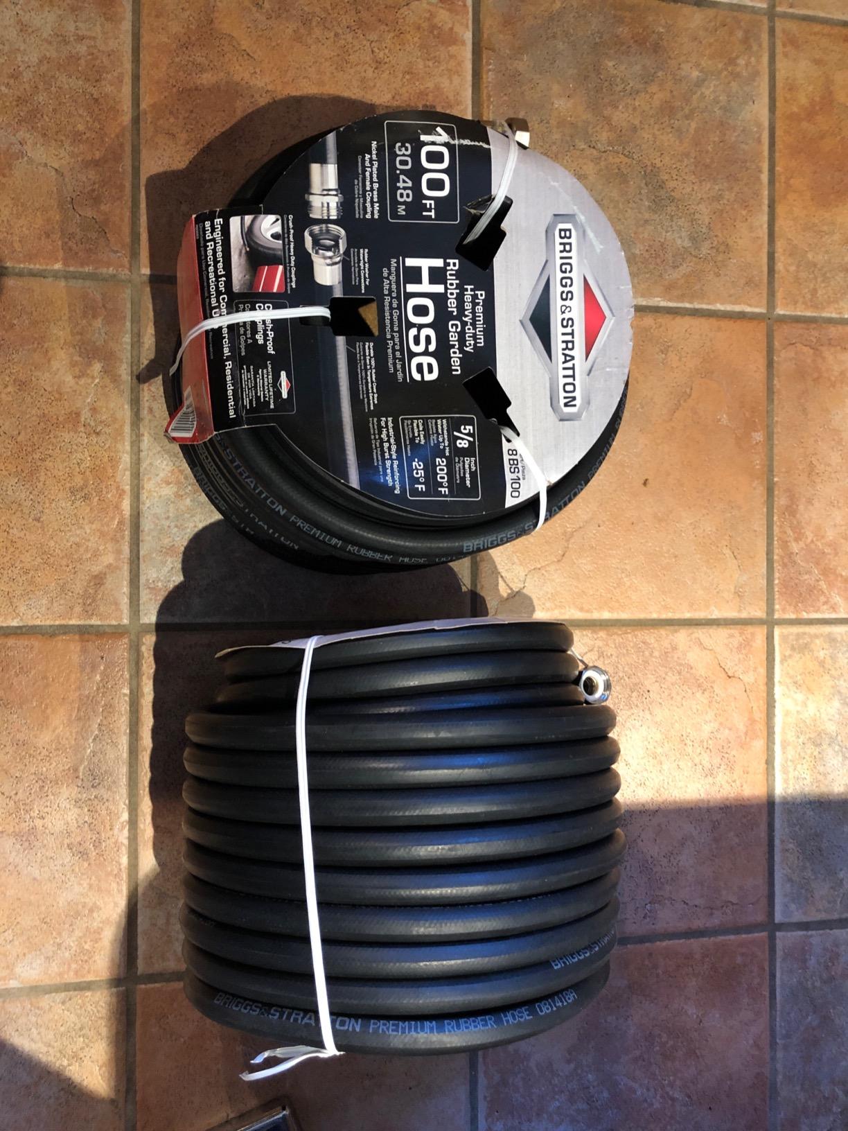 Briggs and Stratton 8BS100 100-Foot Premium Heavy-Duty Rubber Garden Hose customer photo 1