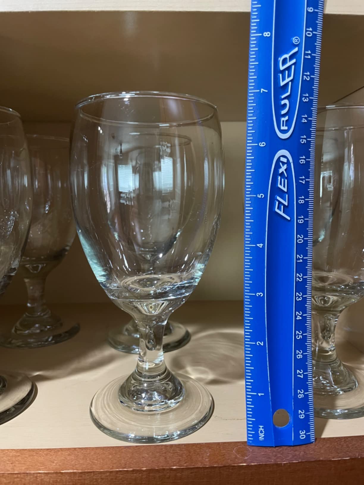 Libbey Classic Glass Goblets Set of 12, Stemmed Water & Tea Glasses customer photo 2