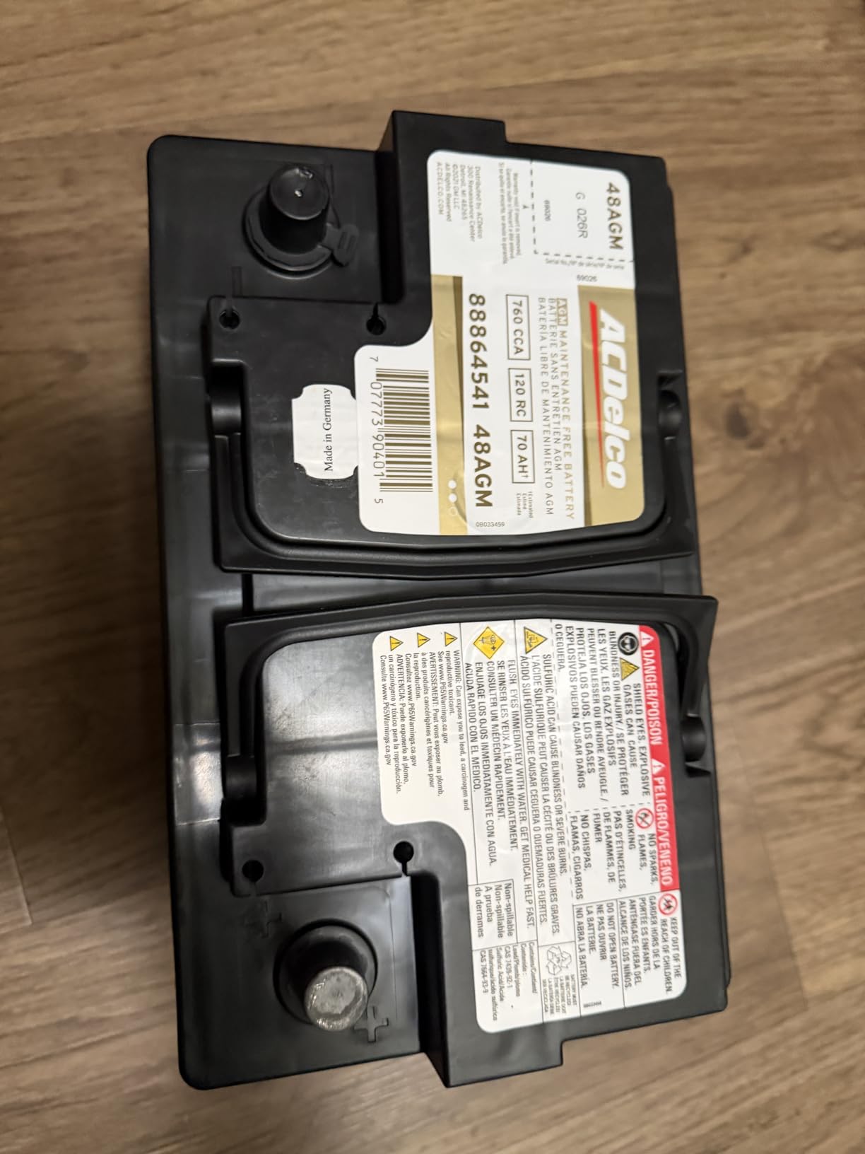 ACDelco Gold 48AGM (88864541) 36 Month Warranty AGM BCI Group 48 Battery customer photo 2