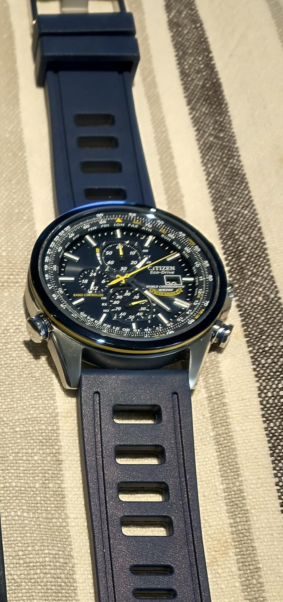 Citizen Men's Eco-Drive Sport Luxury World Chronograph Atomic Time Keeping Watch customer photo 2
