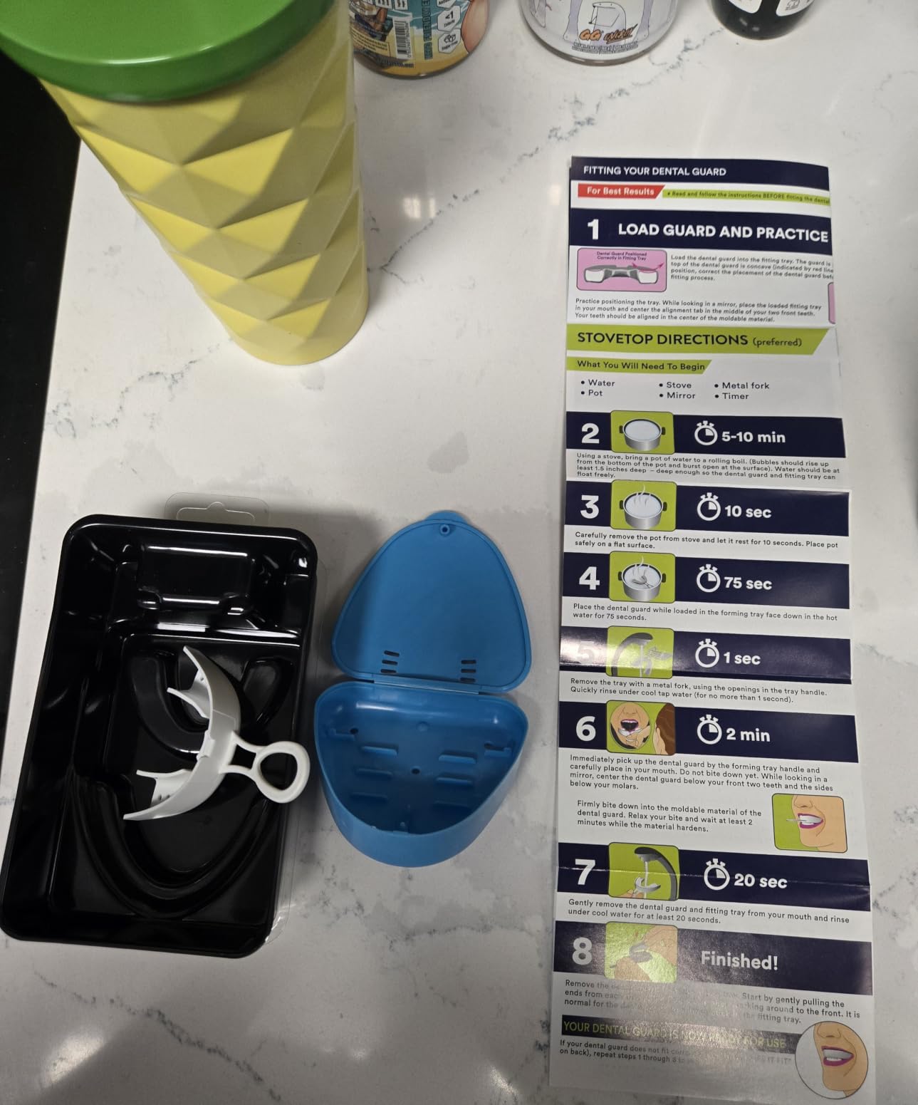 DenTek Professional-Fit Dental Guard, Mouth Guard for Grinding Teeth at Night, 1 Count customer photo 1