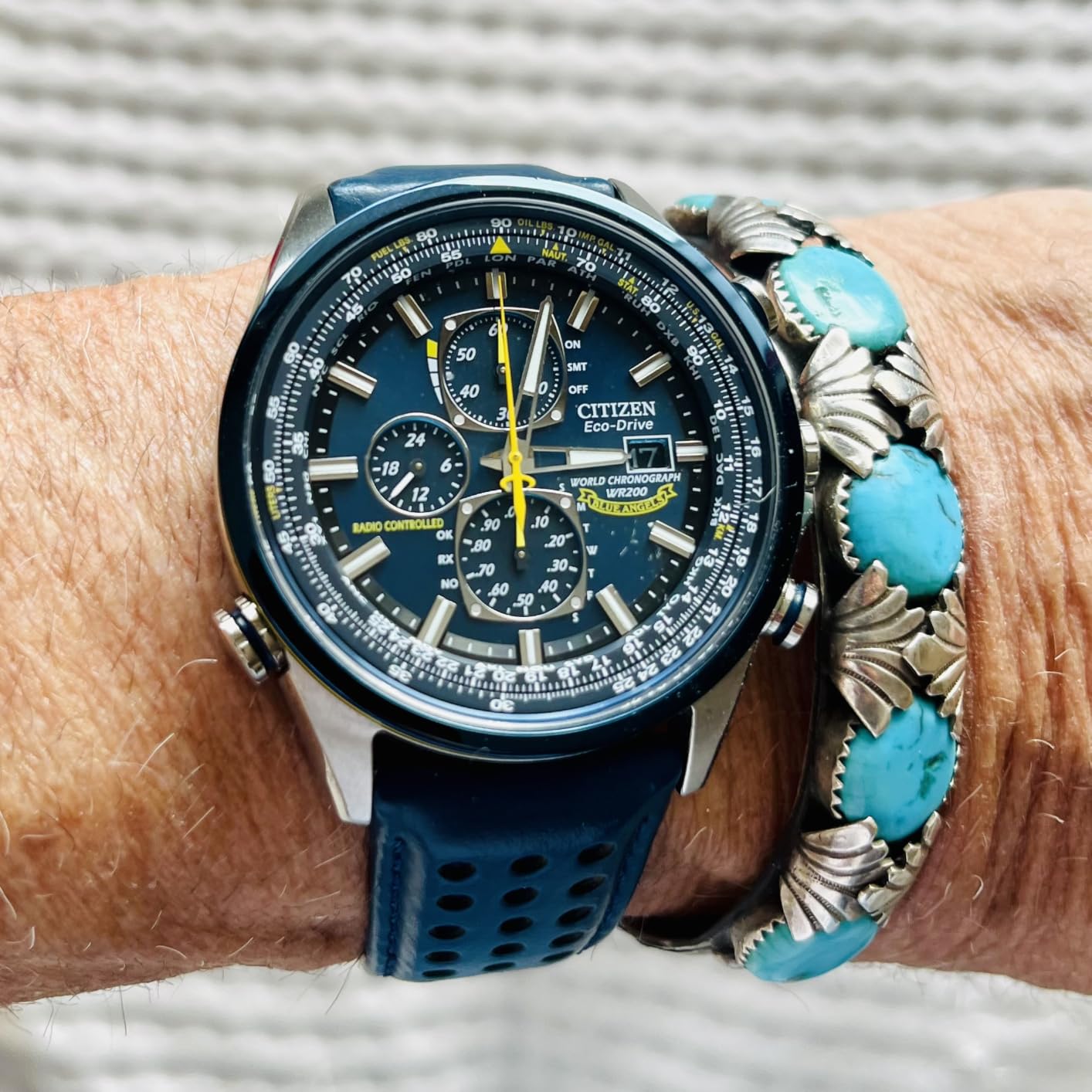 Citizen Men's Eco-Drive Sport Luxury World Chronograph Atomic Time Keeping Watch customer photo 1