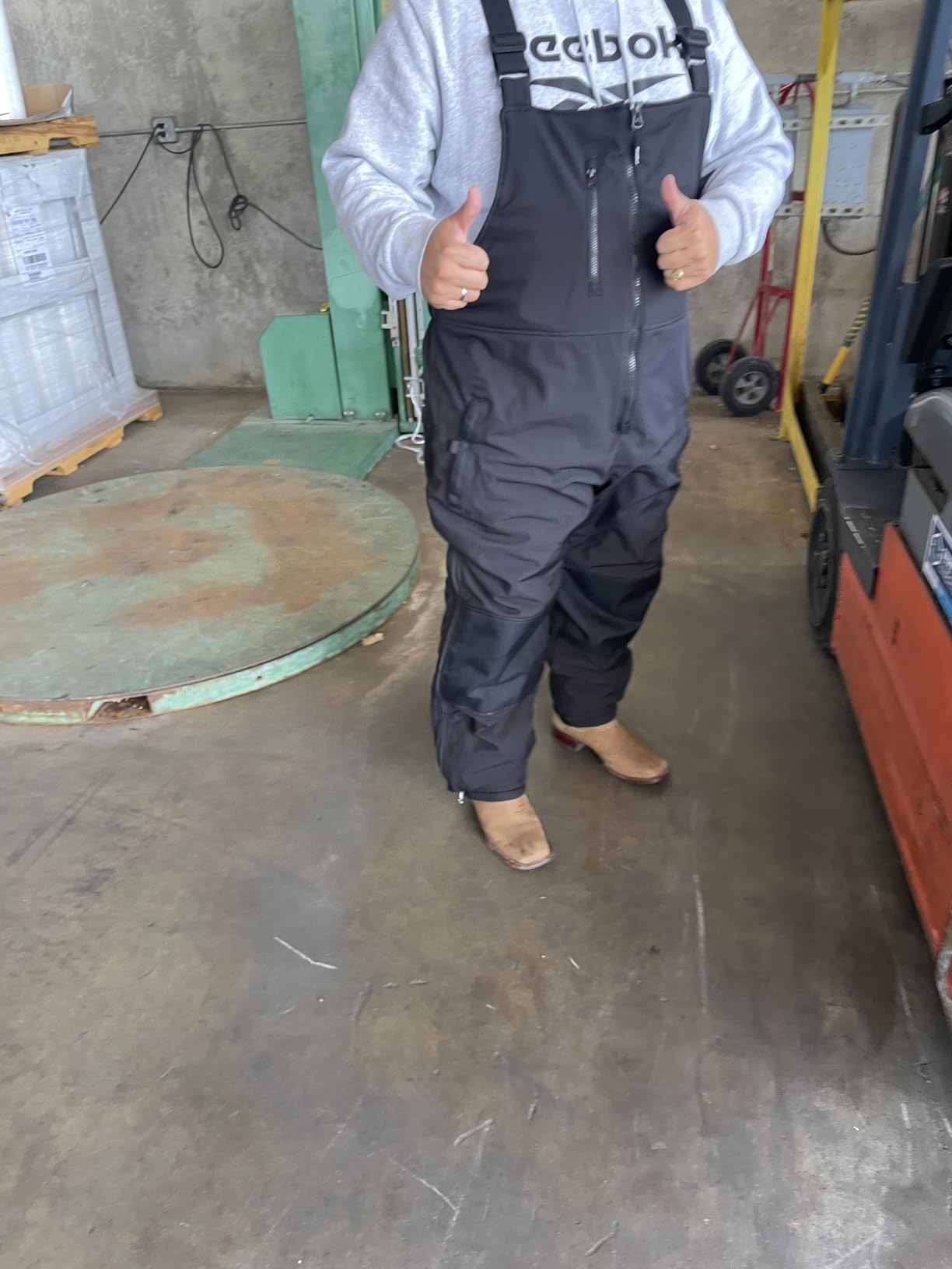 RefrigiWear Men's Insulated Waterproof Bib Overalls for Men, Rated to -20°F customer photo 1