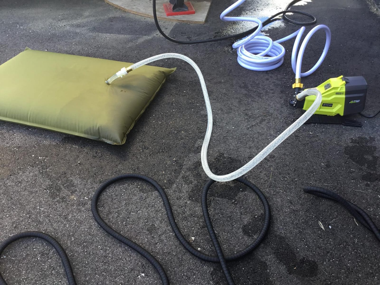Water Storage Tank - Bladder - Bag - AQUATANK2 Stores Water For Your Emergency Water Supply - It Is a Light-Weight and Portable Water Container, Food-Grade Material, no BPAs (60 Gallon) customer photo 2