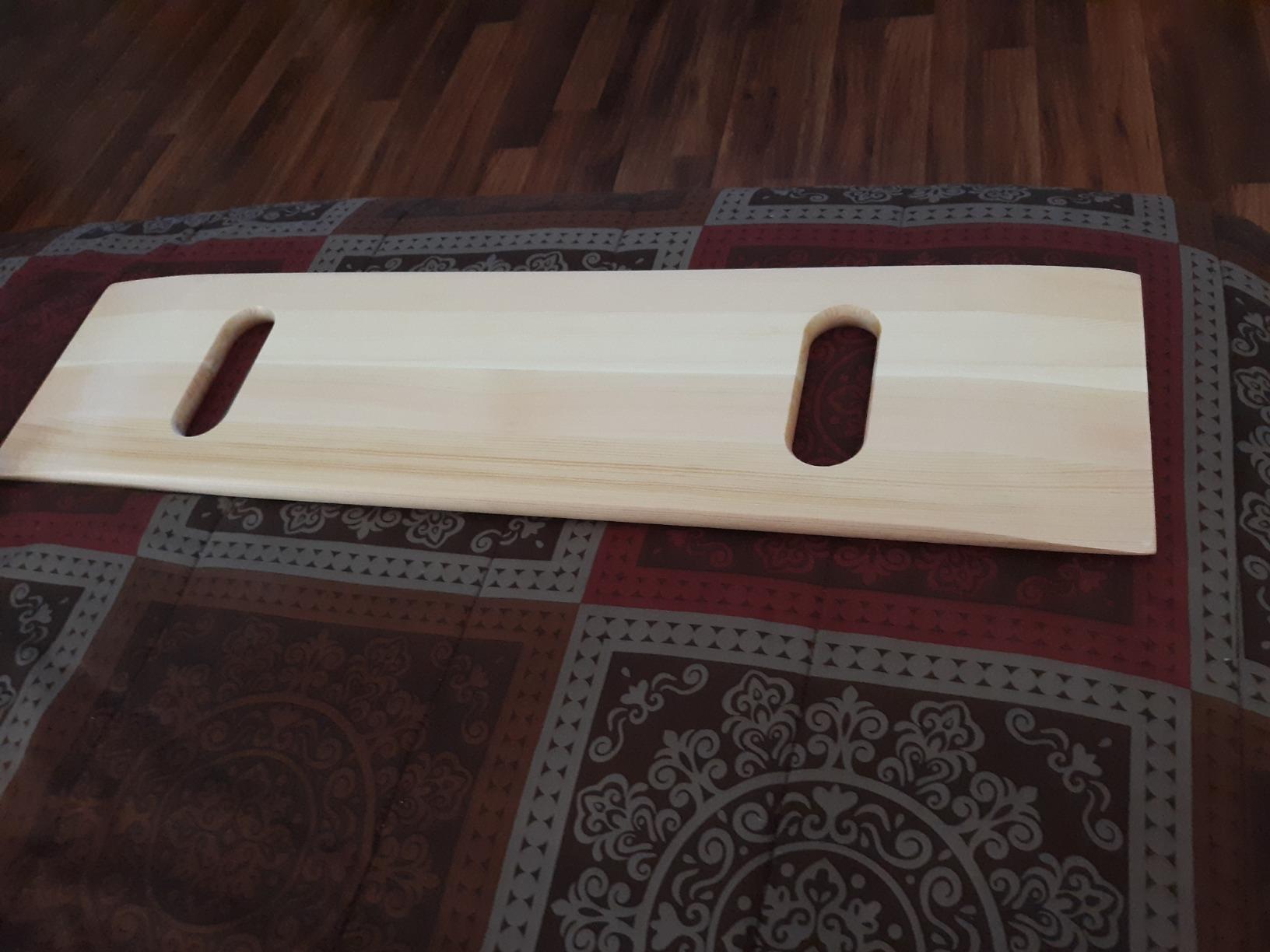 DMI Transfer Board and Slide Board made of Heavy-Duty Wood for Patient,Senior and Handicap Move Assist and Slide Transfers,FSA and HSA Eligible,Holds up to 735 Pounds,2 Cut Out Handle,32 x 10 x 1 customer photo 2