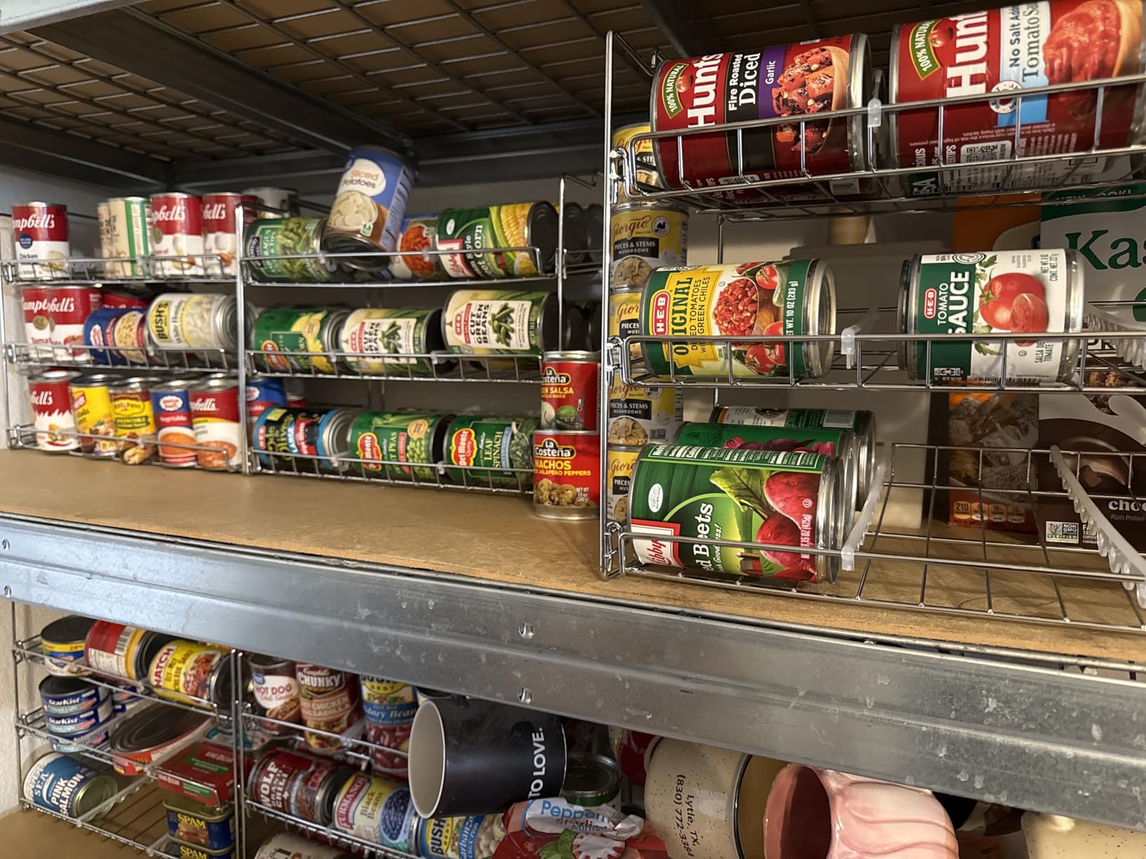 Deco Brothers Stackable Can Rack Organizer Holds Up to 36 Cans, Chrome customer photo 2