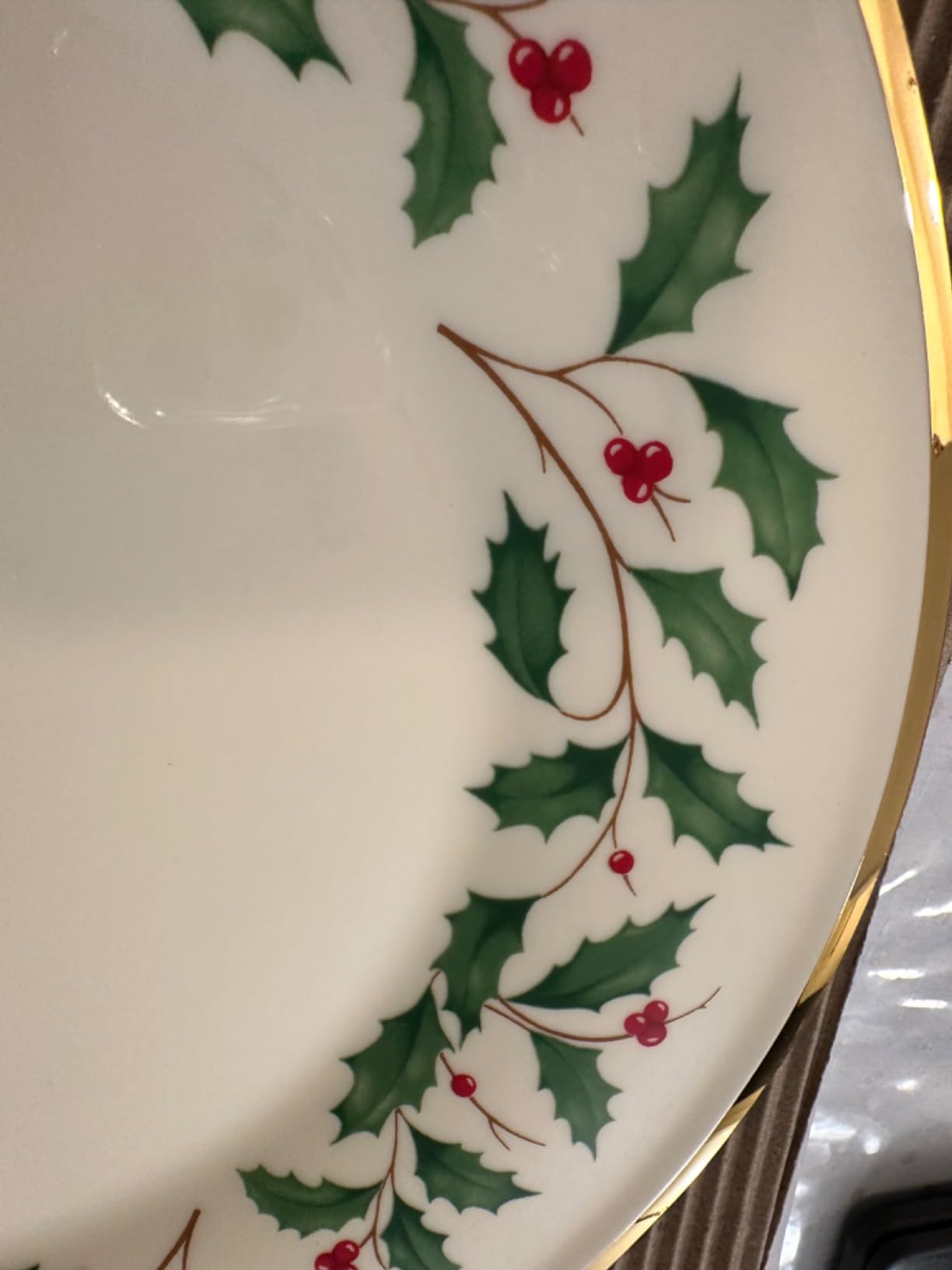 Lenox Holiday Porcelain Christmas Dinner Plate Set for 6 customer photo 2