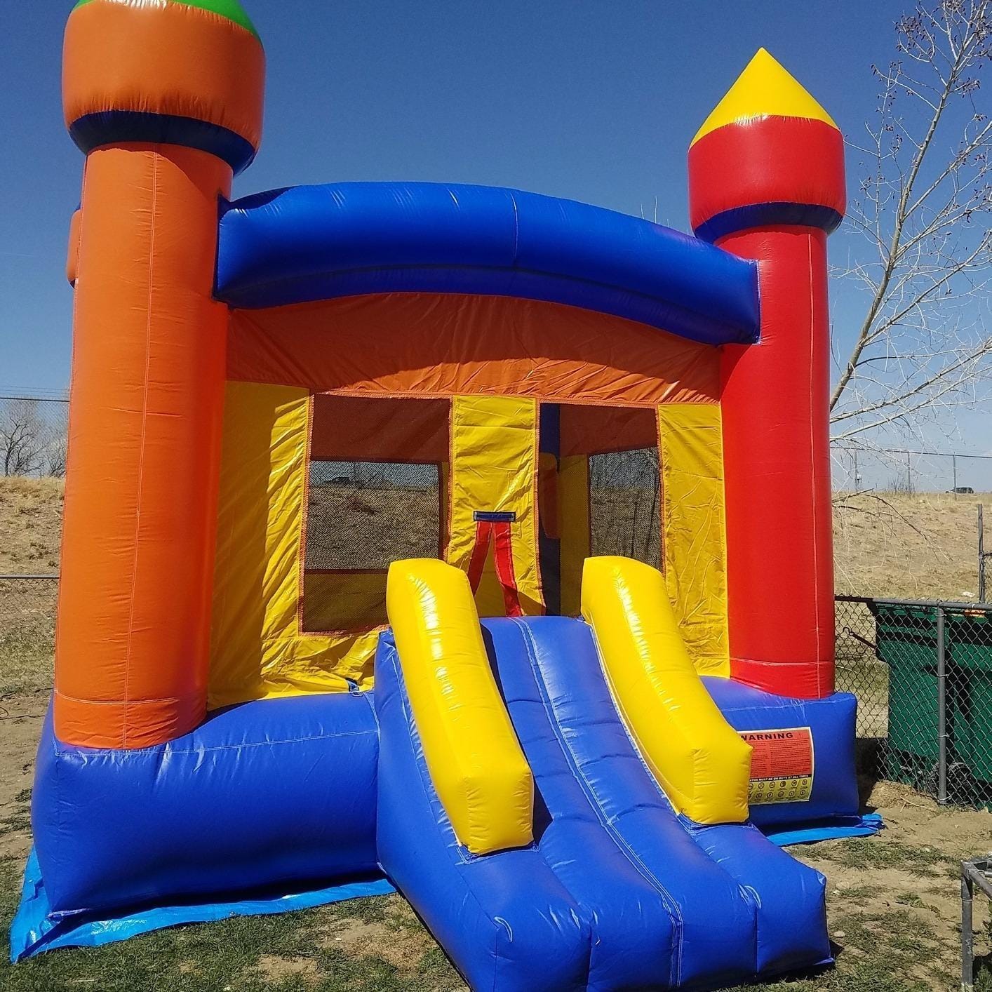 Commercial Grade Castle Bounce House 100% PVC with Blower customer photo 2