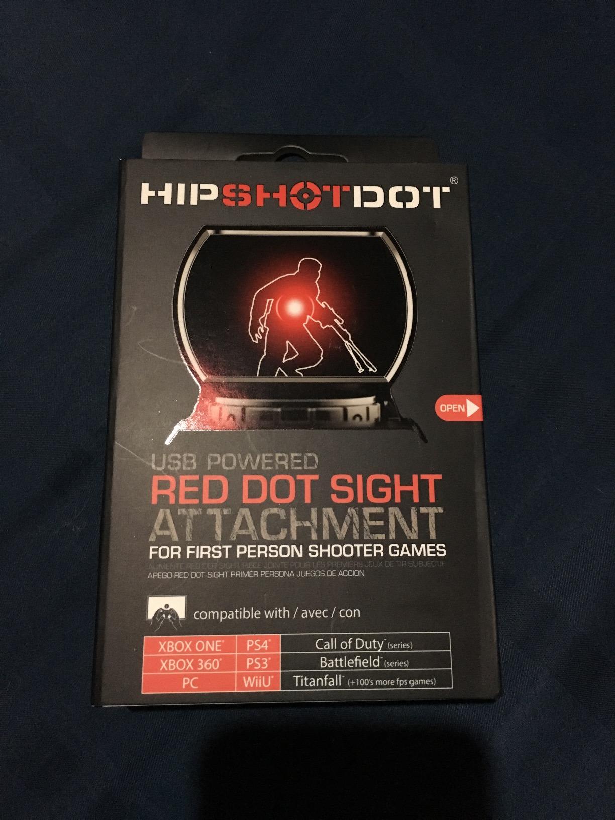 Hipshotdot PRO Color and Brightness Control Dot LED Aim Assist Mod for Gaming TV Compatible with Xbox, PlayStation, Nintendo and PC - Works with All Shooter Video Games and FPS or TPS customer photo 2