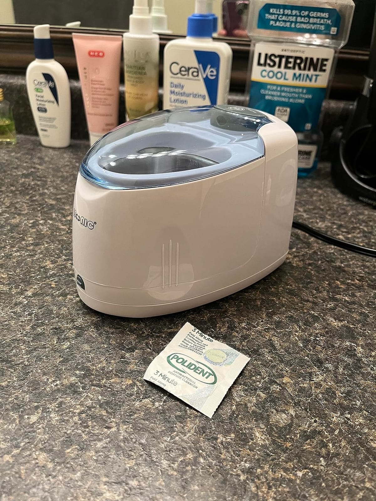 iSonic F3900 Ultrasonic Denture/Aligner/Retainer Cleaner for All Dental appliances (Machine Only) customer photo 2