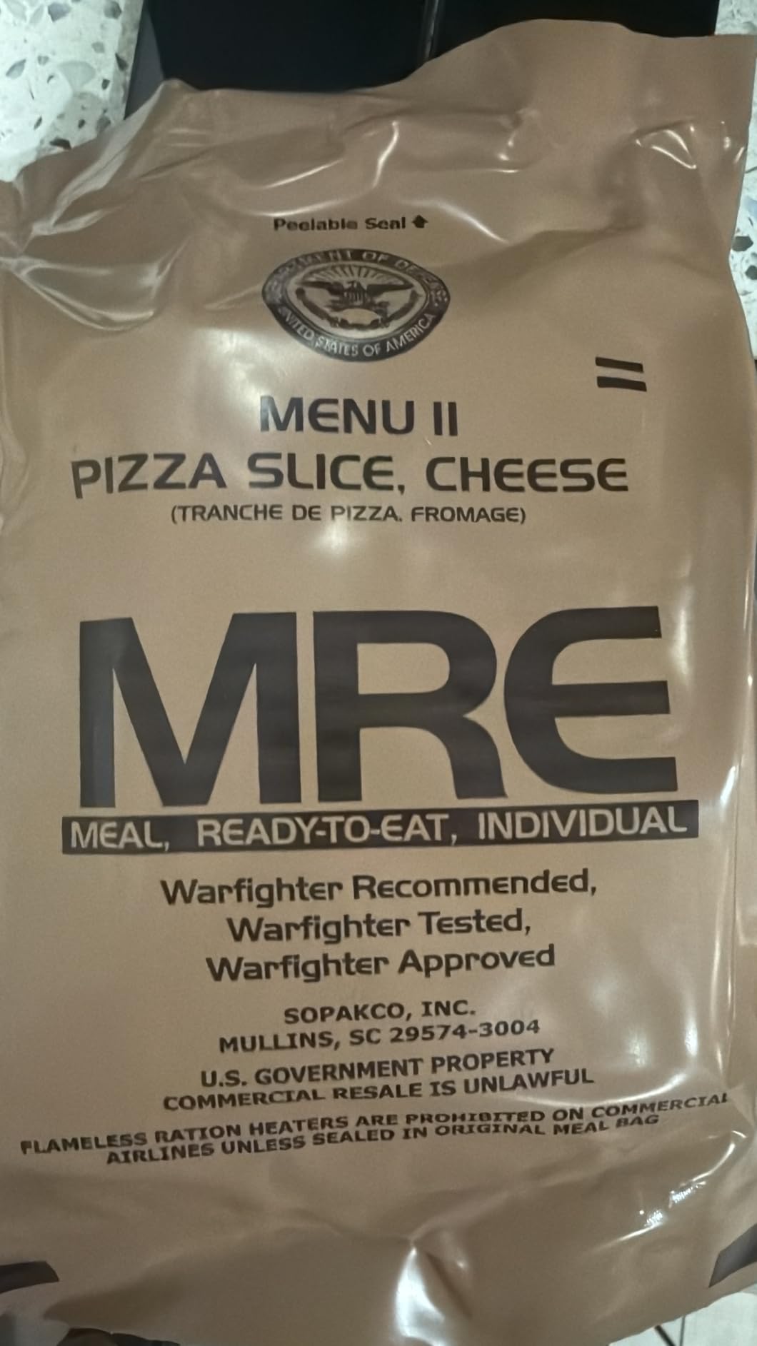 U.S. Military MRE 12-Pack, Flameless Heaters, Freeze Dried, 2023 Inspection customer photo 2