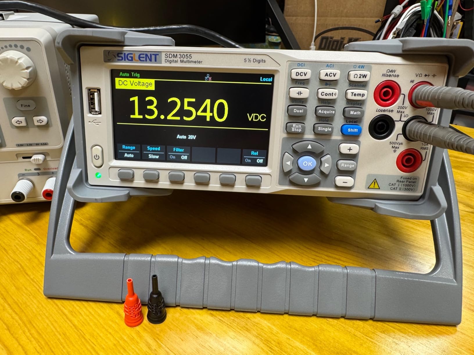 Siglent Technologies SDM3055 5.5 Digit Digital Multimeter, White/Grey customer photo 1