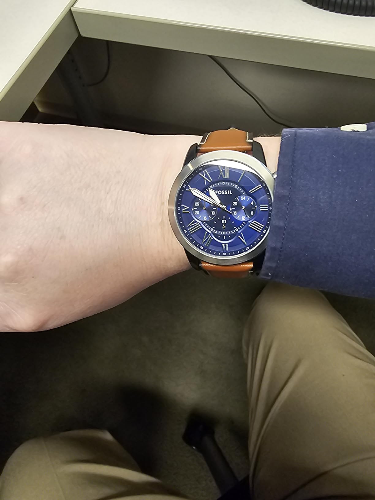 Fossil Men's Watch, Grant Quartz Chronograph Watch customer photo 2