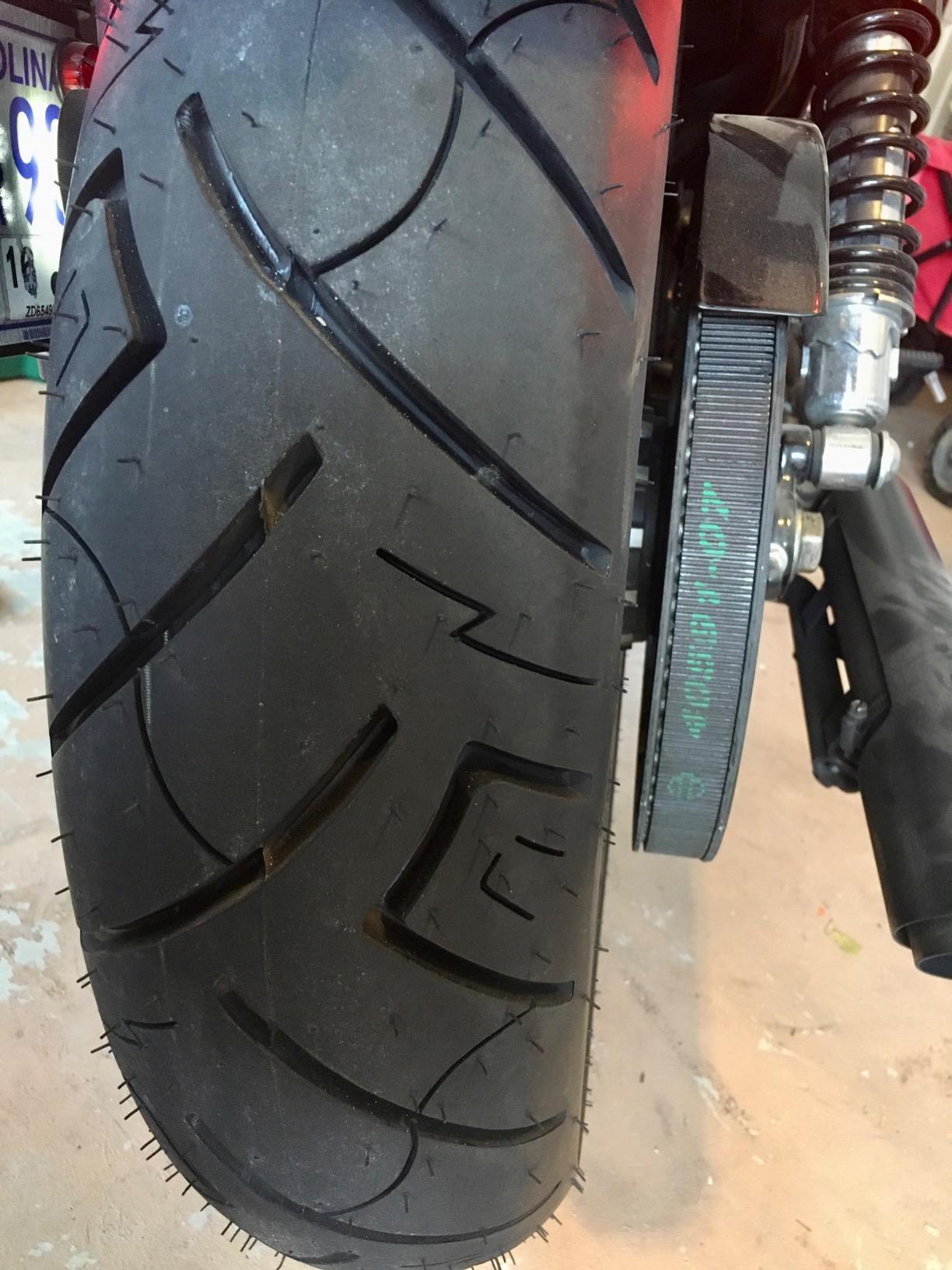 Shinko SR777 HD Black Wall Bias Rear Tire - 150/80B16 77H customer photo 1