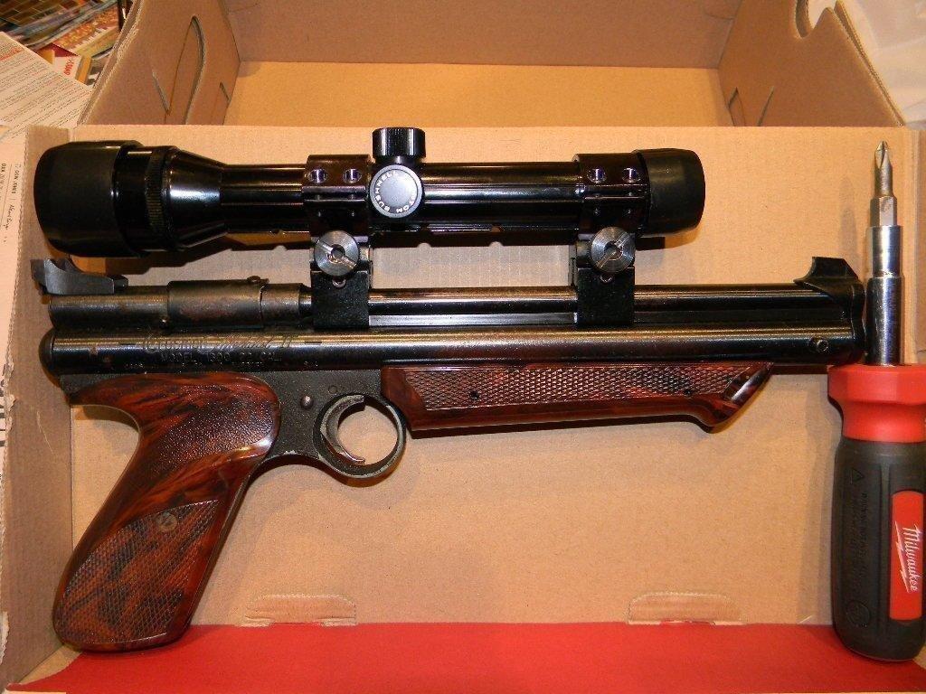 Crosman P1377 American Classic Variable-Pump .177-Caliber Pellet Air Pistol,Black customer photo 1
