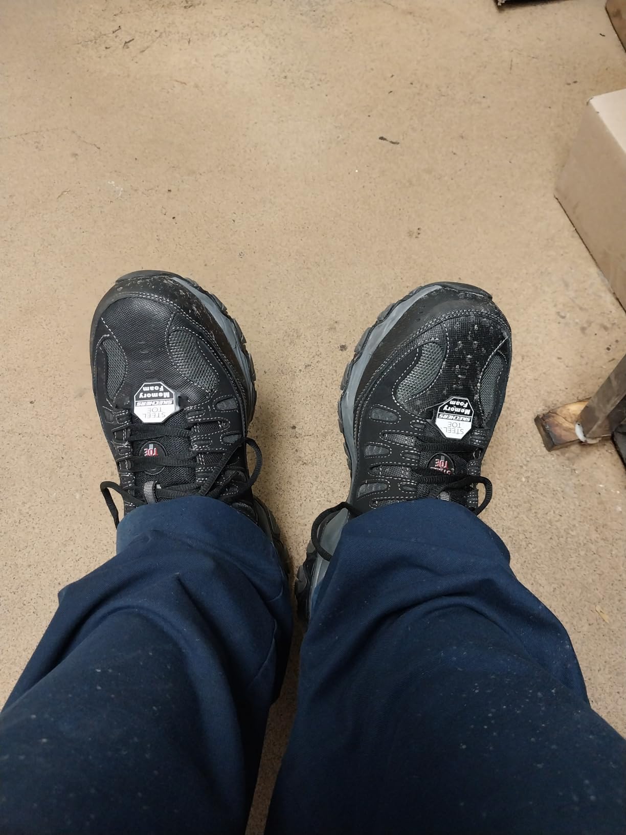 Skechers Men's Cankton Steel Toe Lace Up customer photo 2