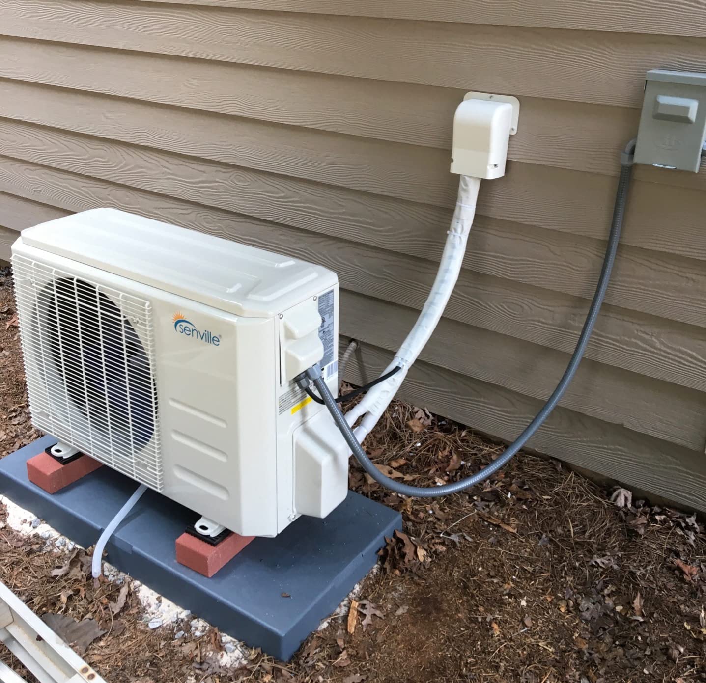 Senville LETO Mini Split Air Conditioner, Heat Pump, White, 9000 BTU customer photo 1