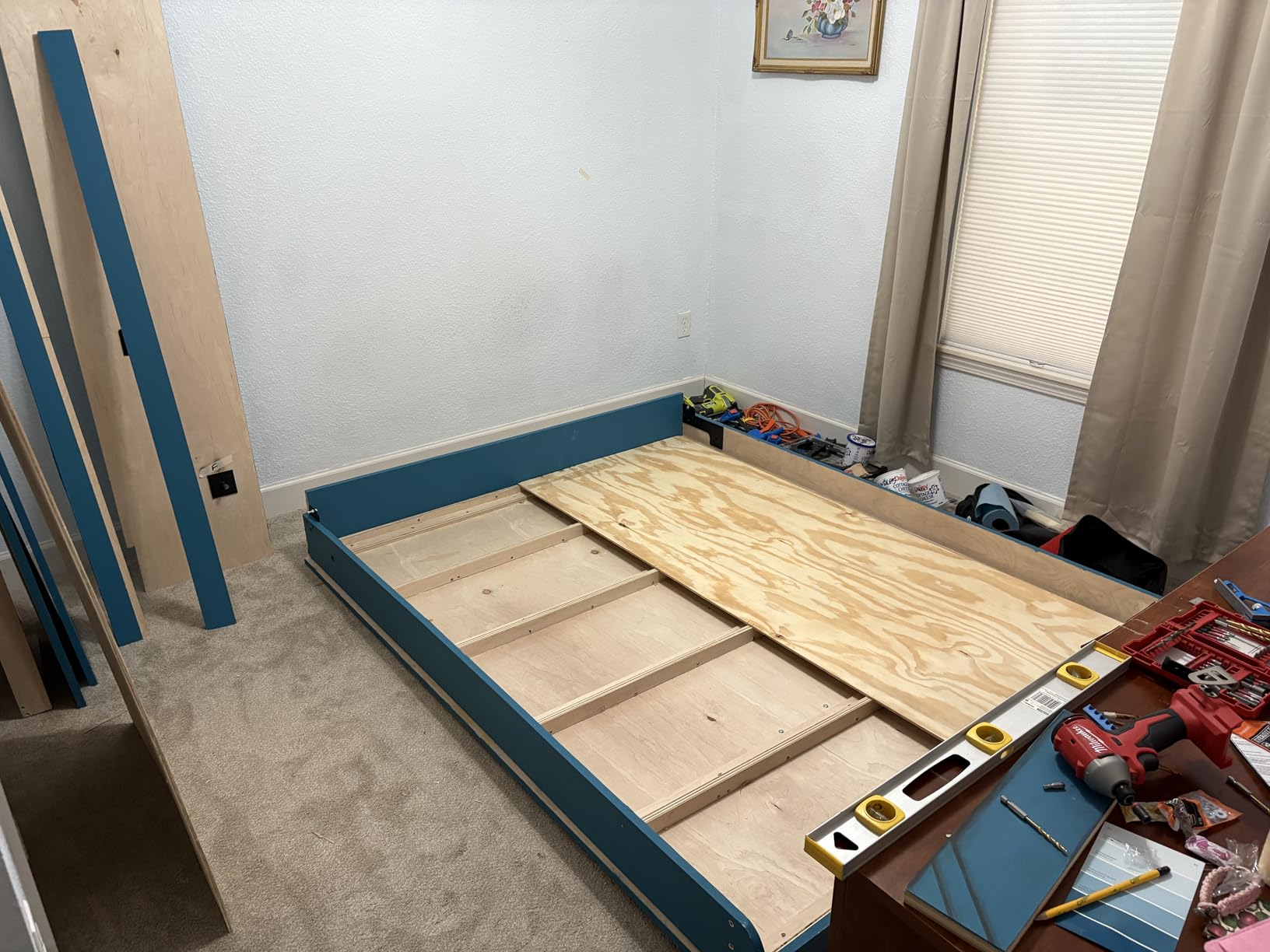 Twin Size Horizontal Murphy Bed Hardware Kit Side-Fold Wall Bed Frame DIY Twin Murphy Bed Kit with Gas Pistons +3 Step-by-Step Guides Made in North America Space-Saving Hideaway Bed customer photo 1