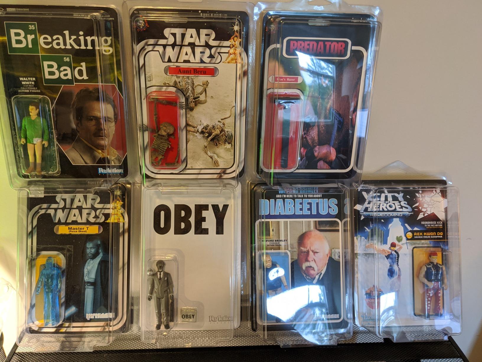 Protech STAR1 Star Case Storage / Display for Vintage and Modern Standard Style Star Wars Carded Figure, 6