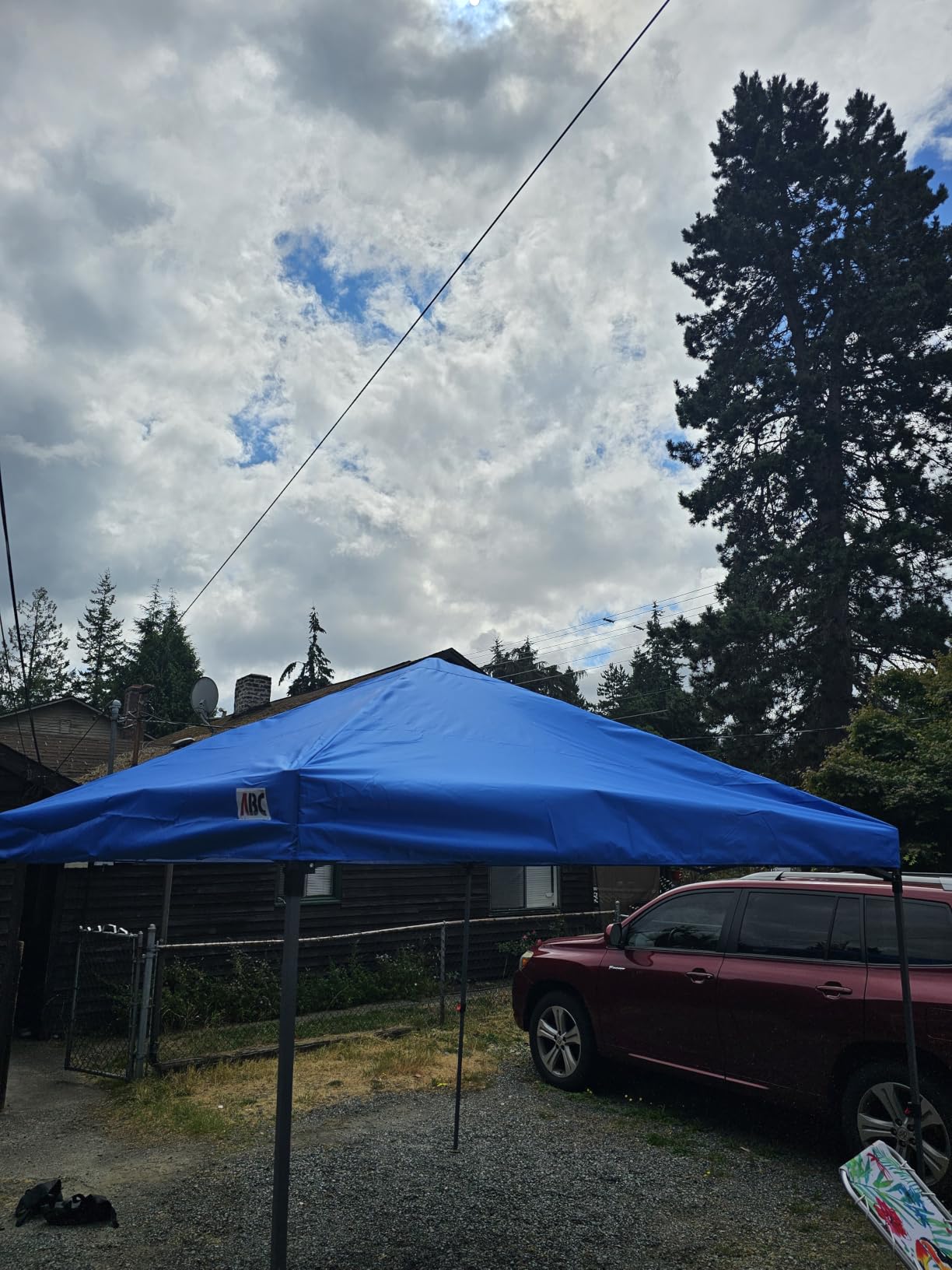 ABCCANOPY Pop Up Canopy - Outdoor Patio Portable Canopy Tent Heavy Duty for Backyard and Deck with 4 Sandbags(Black, 10x10) customer photo 2