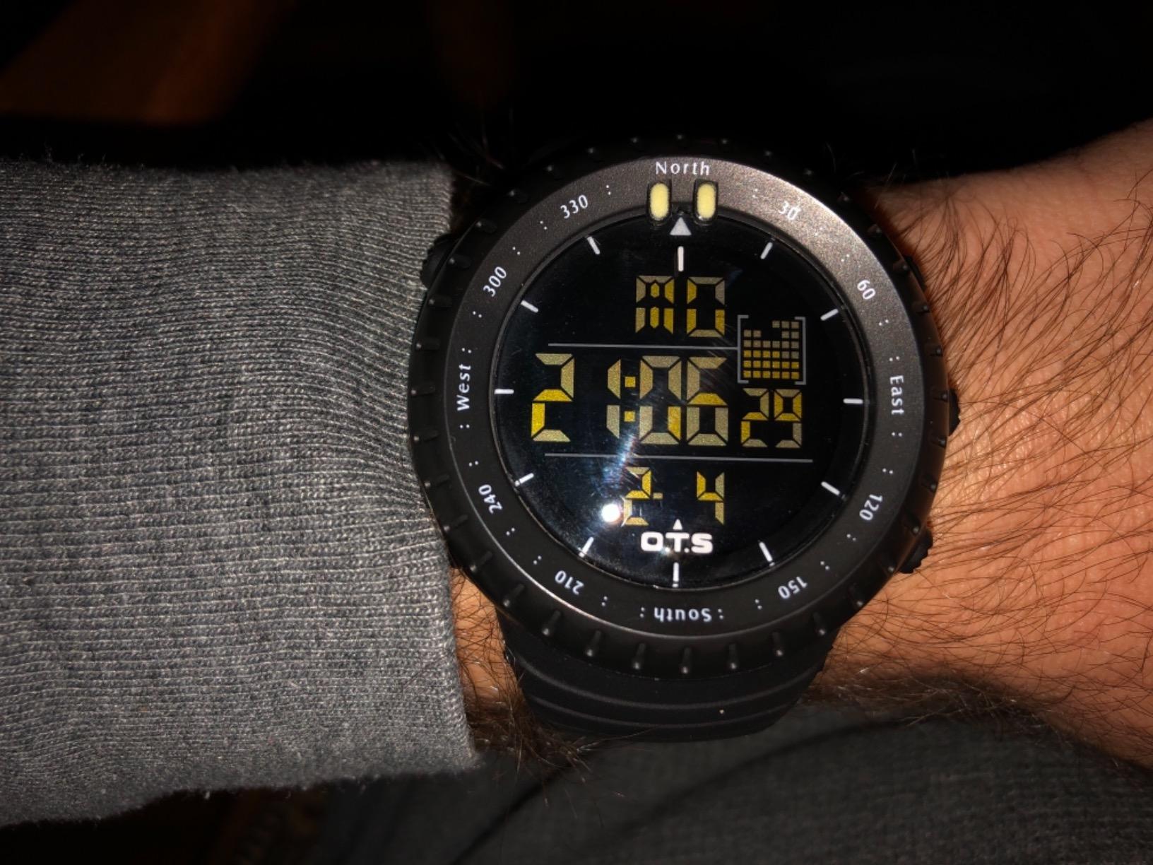PALADA Men's Digital Sports Watch Waterproof Tactical Watch with LED Backlight Watches for Men customer photo 2