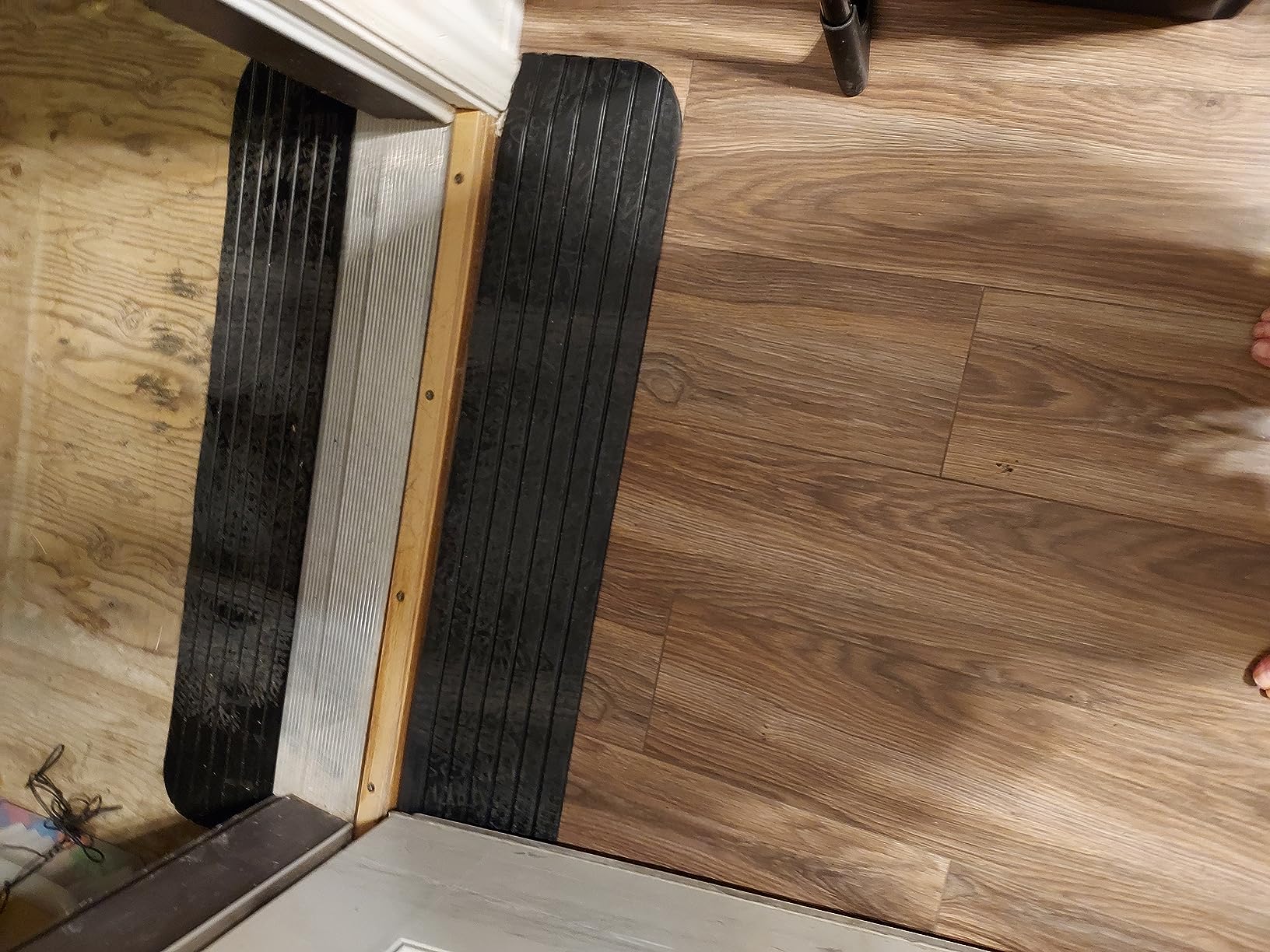 Doorway Threshold Ramp, Wheelchair Scooter, Rubber, 1.5