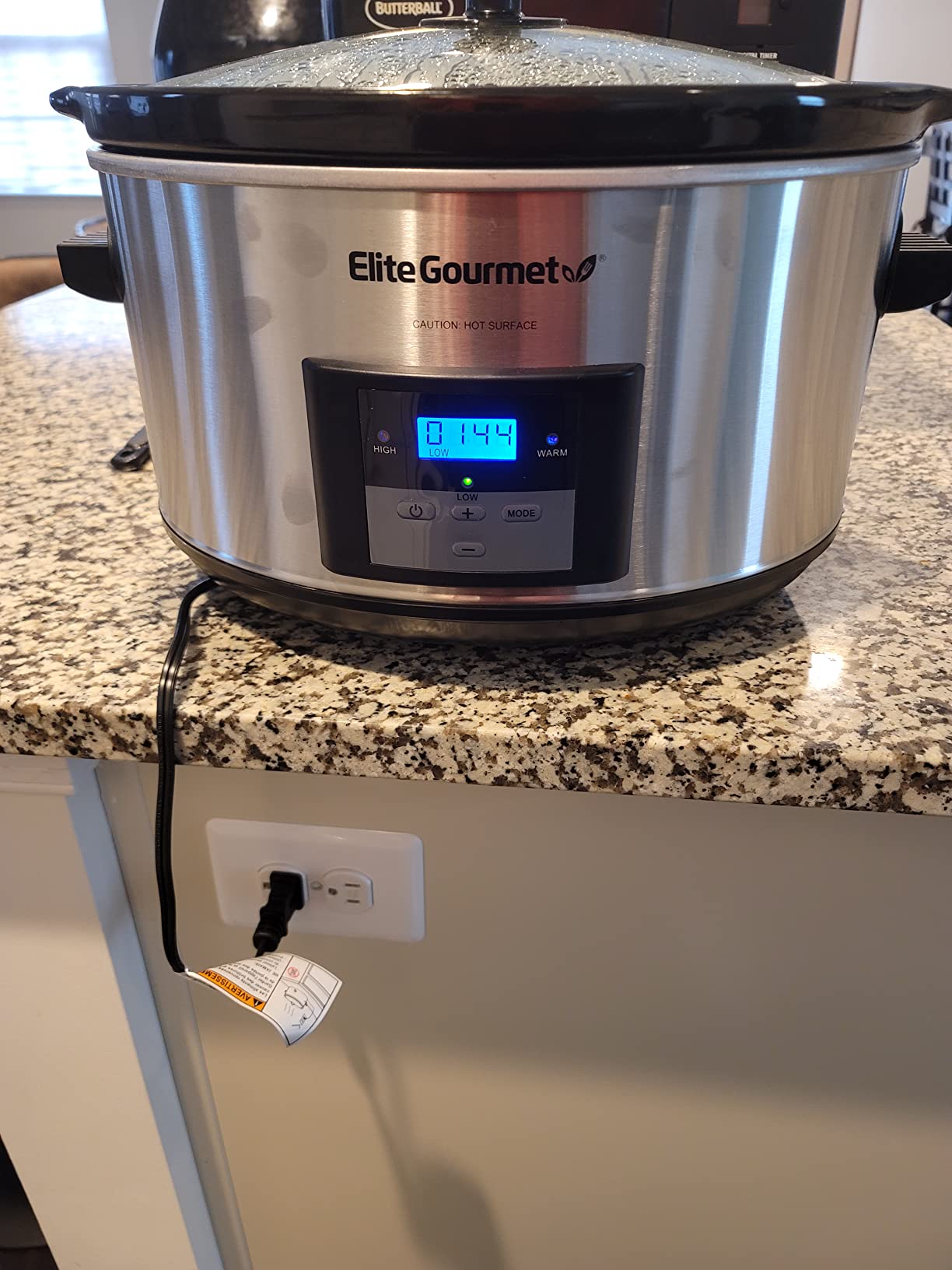 Elite Gourmet MST-900D Digital Slow Cooker, 8.5 Qt, Stainless Steel customer photo 2