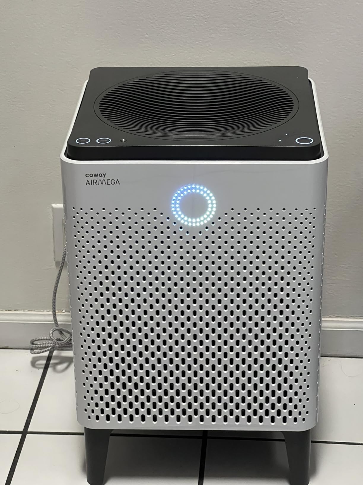 COWAY Air Purifier for Large Room Whole Home Up to 3,120ft², HEPA Filter for Smoke, Allergies, Pet Dander, Odor, App-Enabled, AQI, Smart Mode, Timer, 5yr Warranty, Airmega 400S White customer photo 2