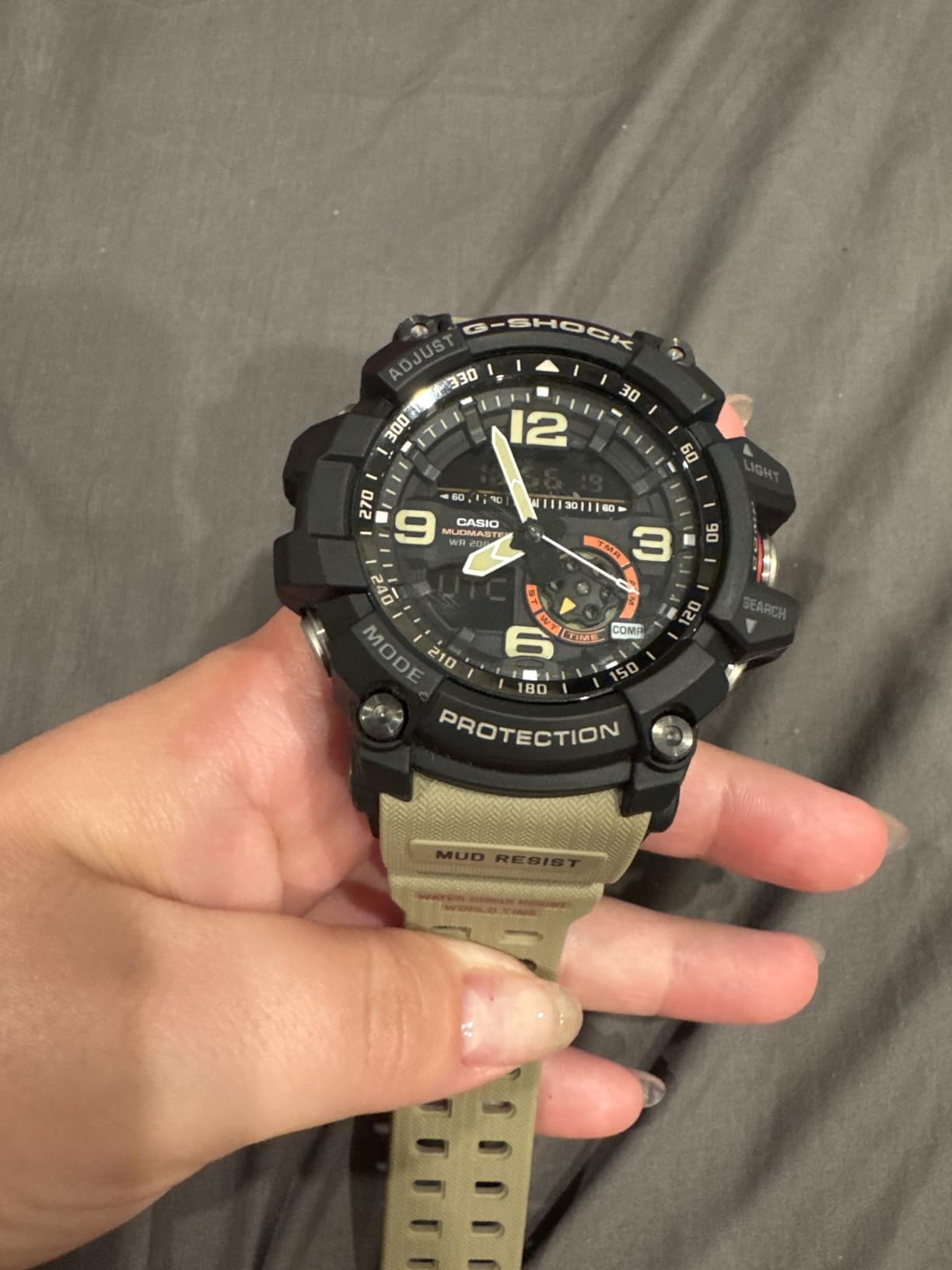 Casio G-Shock MUDMASTER GG1000-1A5 Twin Sensor Watch Mud Resistant Shock Resistant 200M Water Resistant Compass Thermometer customer photo 2