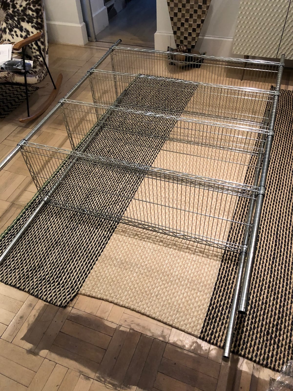 SafeRacks NSF 6-Tier Heavy Duty Steel Wire Rack w/Wheels (18