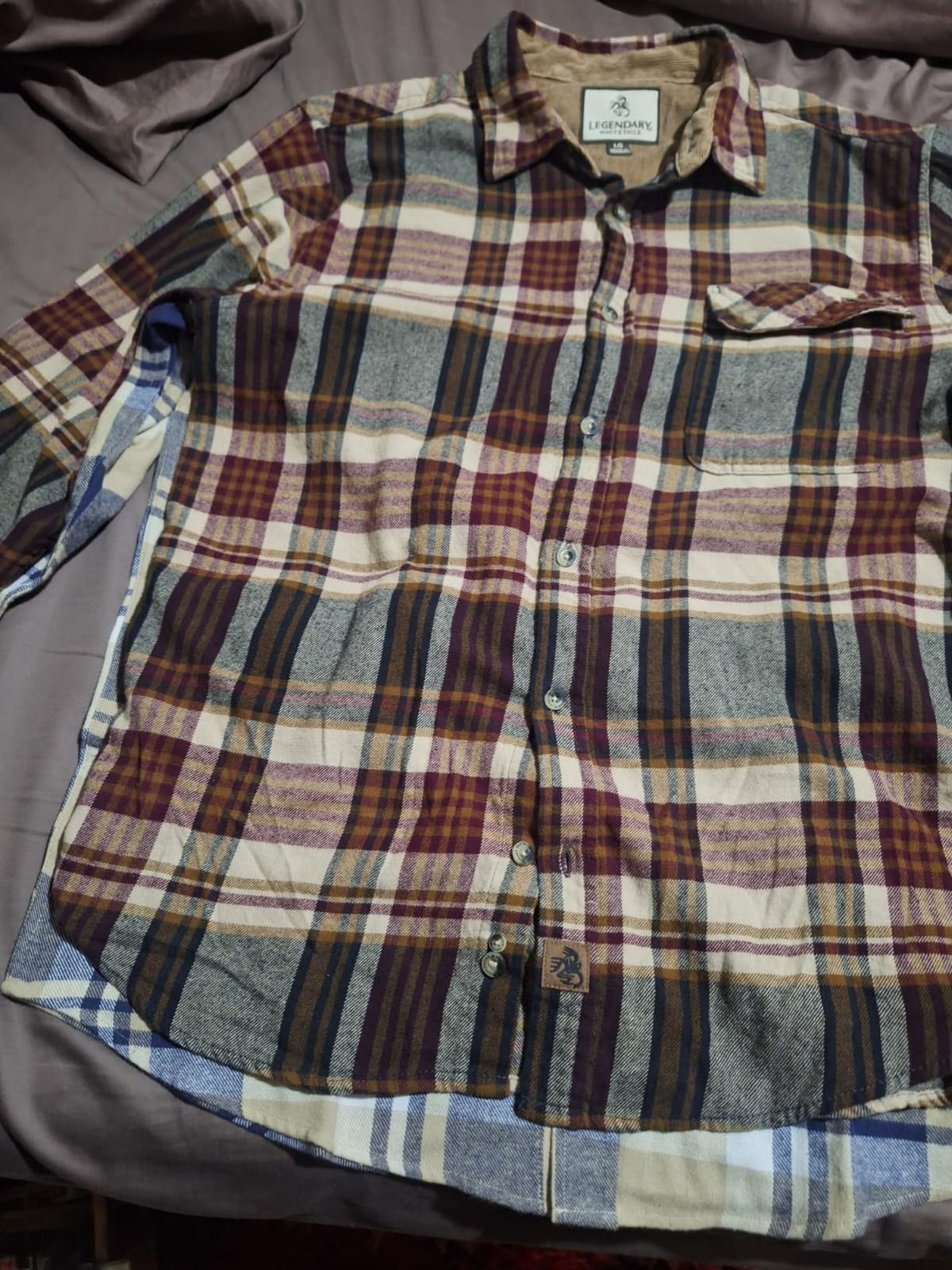 Legendary Whitetails Mens Flannel Long Sleeve Button Down 100% Cotton Shirt customer photo 1