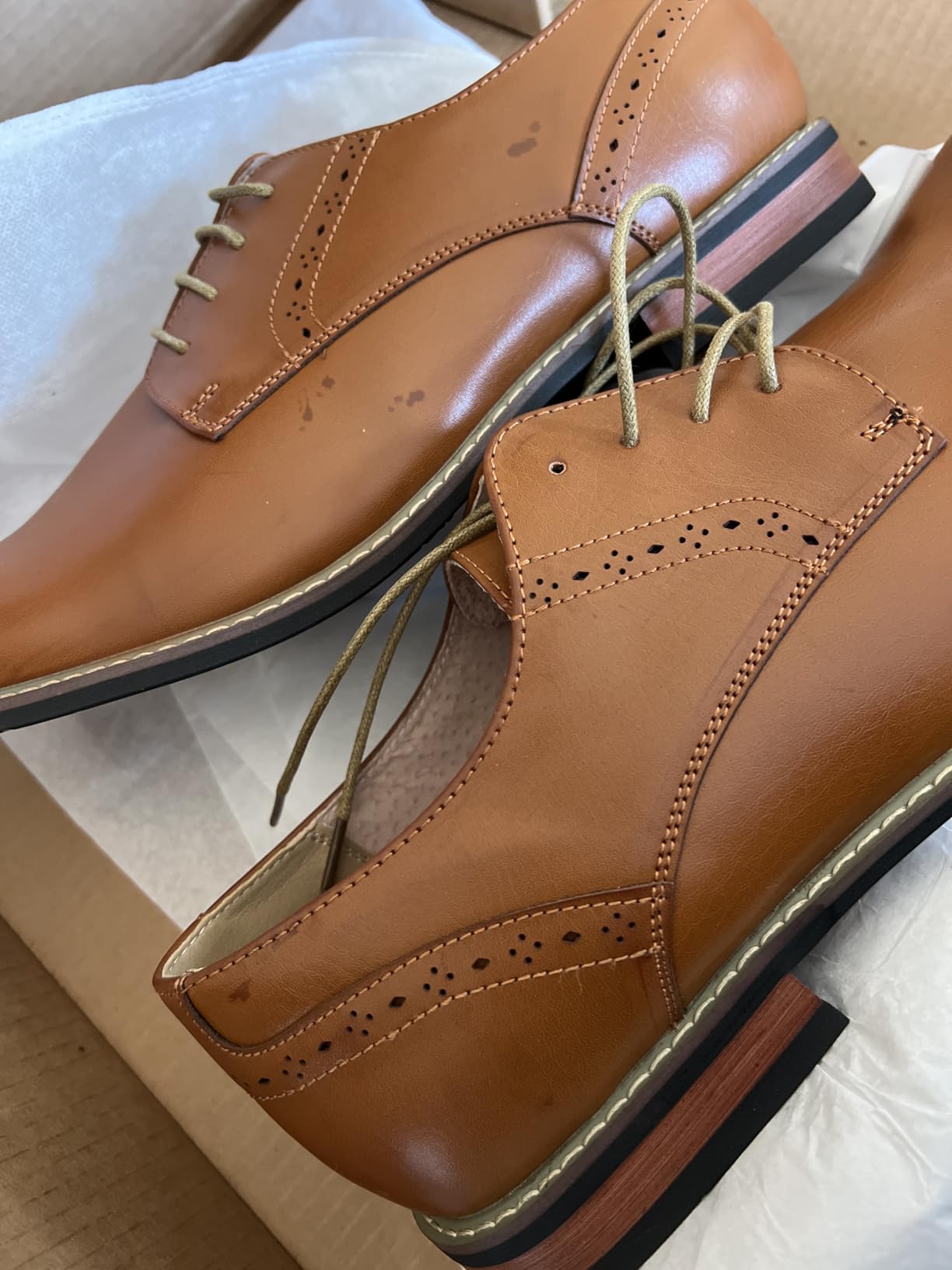 Bruno Marc Men's Dress Classic Comfort Oxfords Shoes customer photo 1