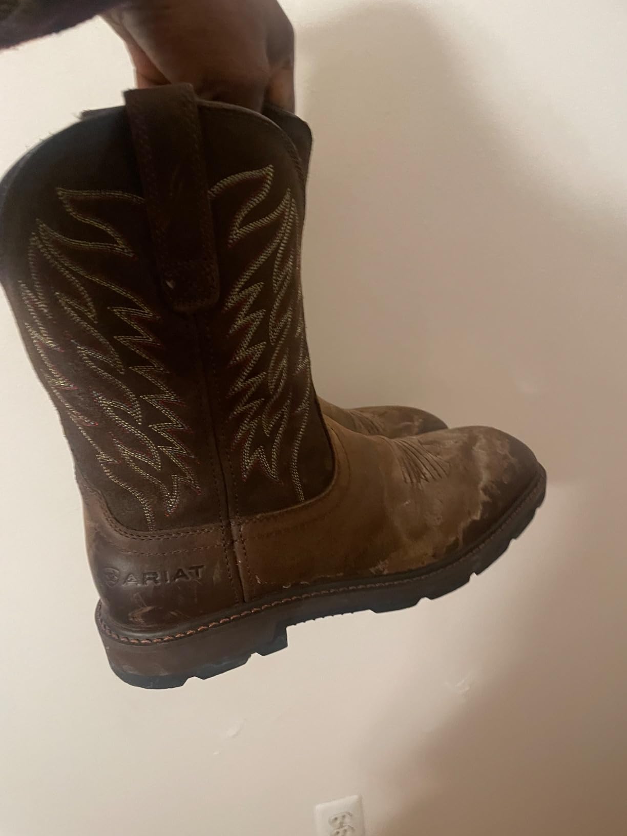 Ariat Men's Groundbreaker Wide Square Toe Work Boots customer photo 1