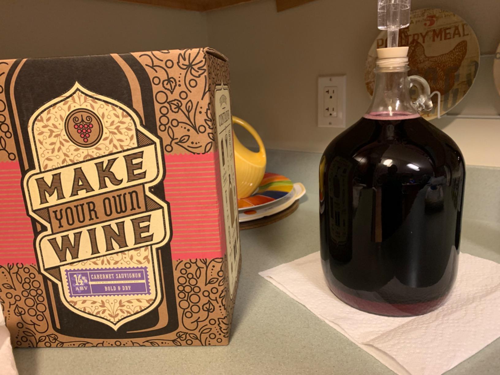 Craft A Brew - Cabernet Sauvignon Wine Kit - Easy for Beginners - At Home Wine Making Kit - Includes Ingredients & Reusable Equipment - Ready to Drink in 4 Weeks - Makes 1 Gallon customer photo 1