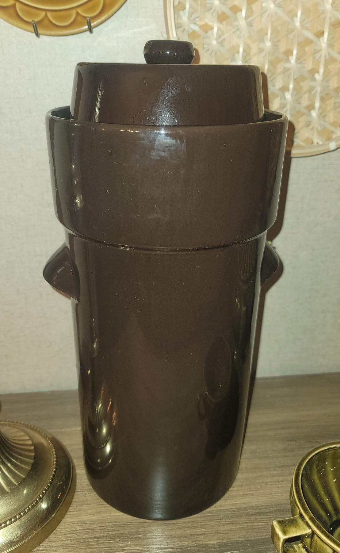 Fermentation Crock 1 Gallon - Sauerkraut Crock with Lid, Weights & Pounder customer photo 1