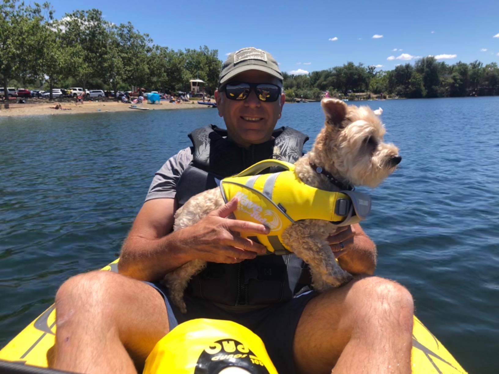 Advanced Elements - Island Voyage 2 Inflatable Kayak - Recreational Convertible Kayak - for 1 or 2 Person - 11 ft - Yellow customer photo 2