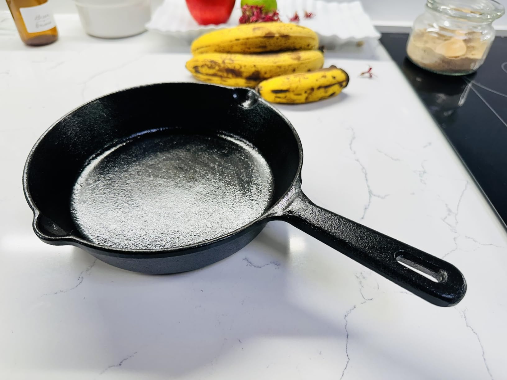 Utopia Kitchen Cast Iron Skillet Set 3 Piece 6 8 10 Inch PFAS-Free Black customer photo 2