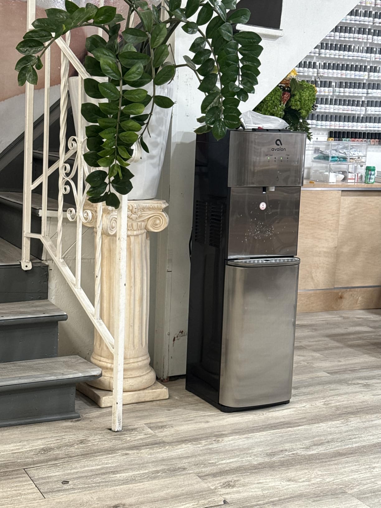 Avalon Self Cleaning Bottleless Water Cooler Water Dispenser - 3 Temperature Settings - Hot, Cold & Room Water, Durable Stainless Steel Cabinet, NSF Certified Filter- UL Listed customer photo 1