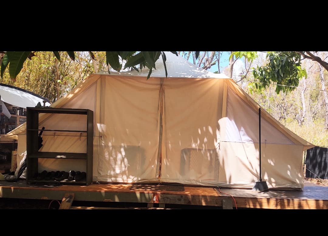 Dream House Large Spacious Outdoor Waterproof Cotton Canvas 4 Season Camping Tent for 10 Persons customer photo 1
